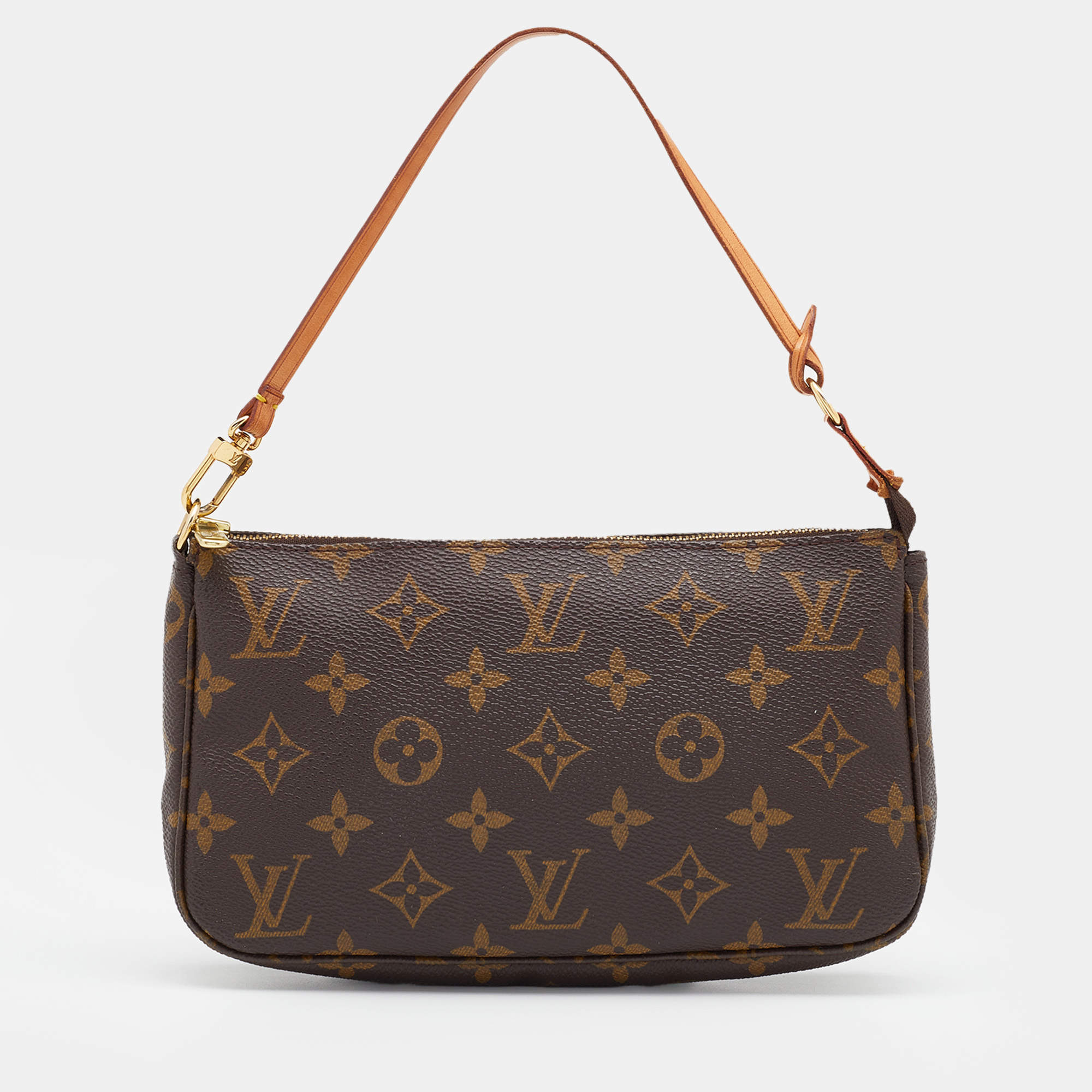 Louis Vuitton Brown Monogram Canvas Pochette Accessoires Louis Vuitton ...