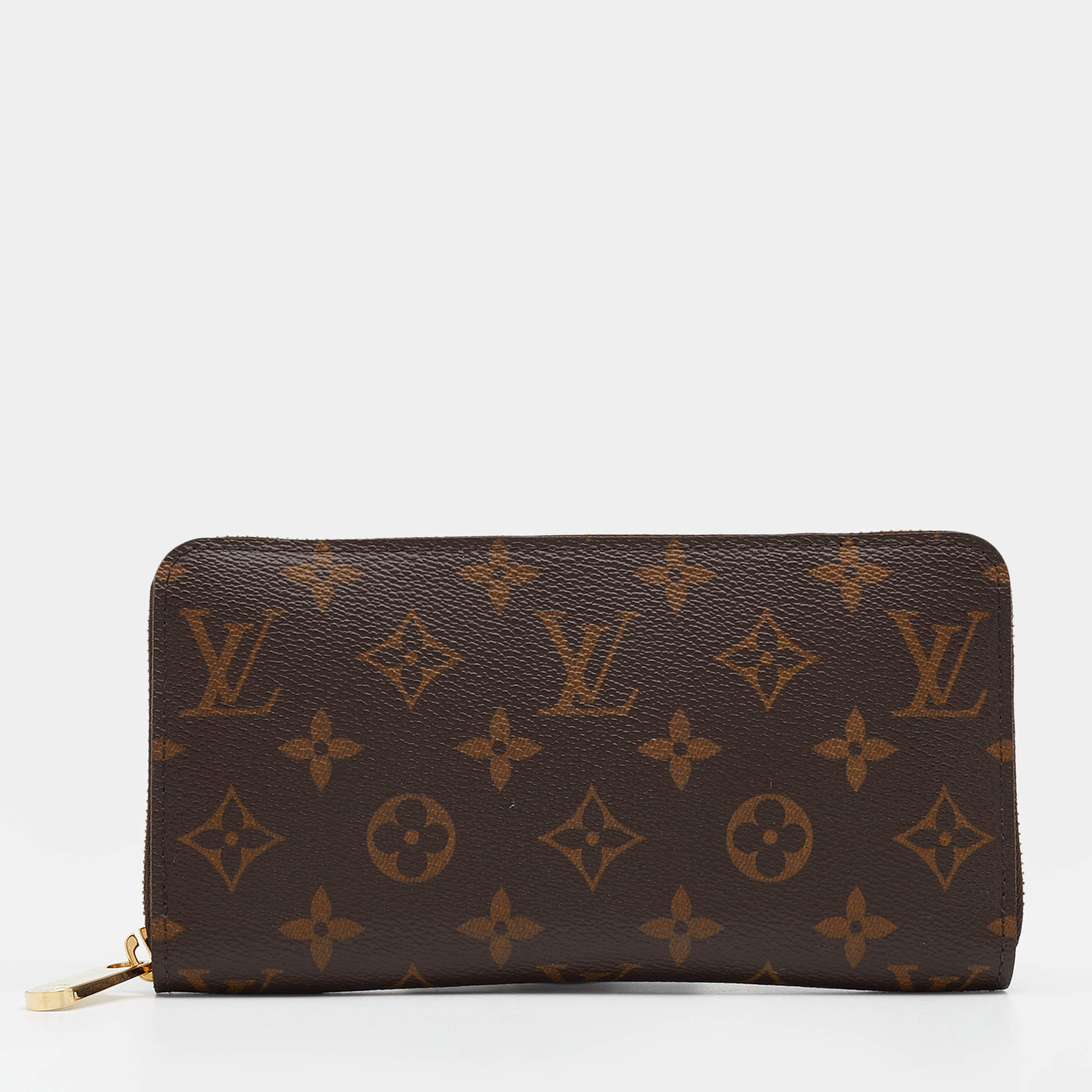 Pre Owned Louis Vuitton Monogram Canvas Zippy Wallet