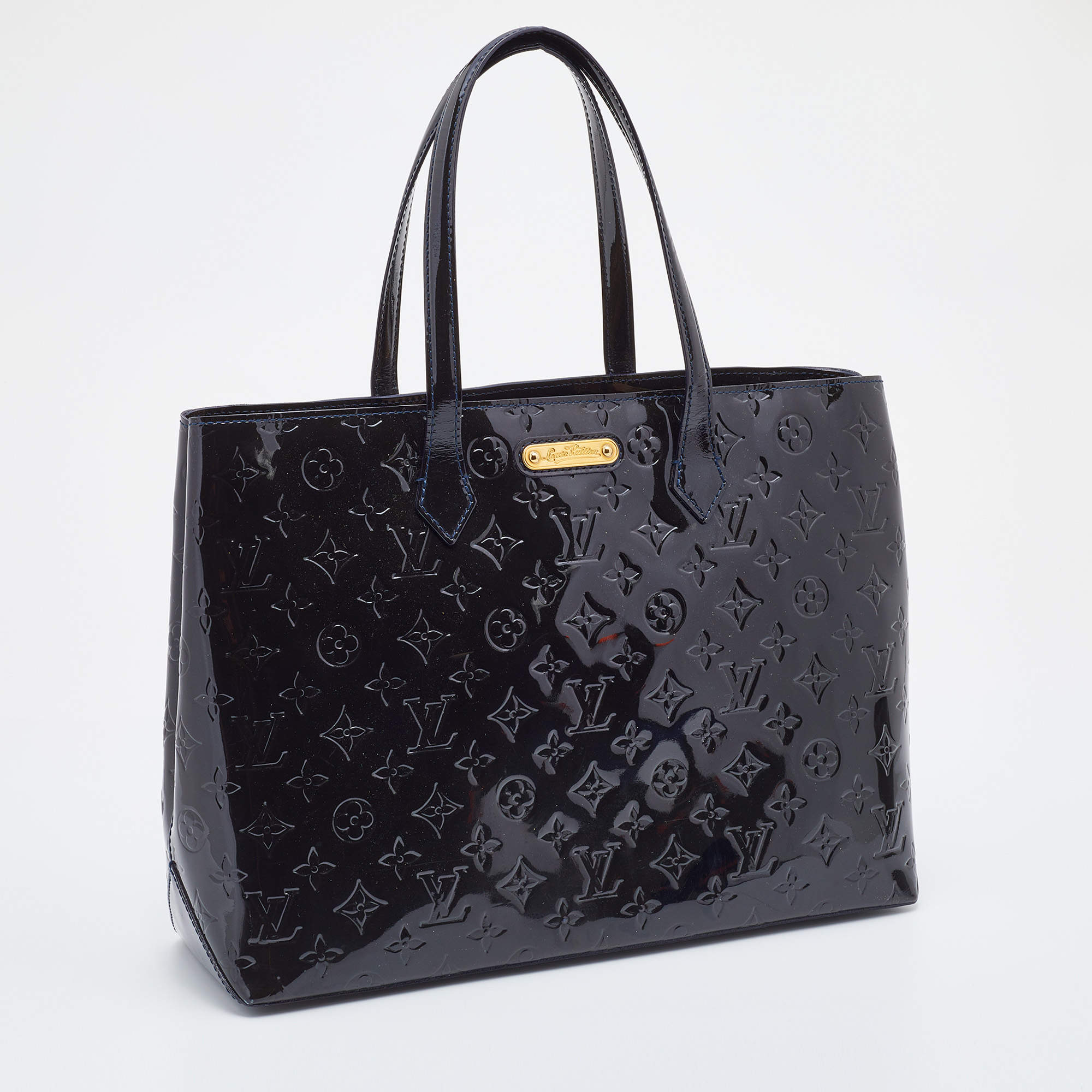 Louis Vuitton - Wilshire MM Monogram Vernis Bleu Infini