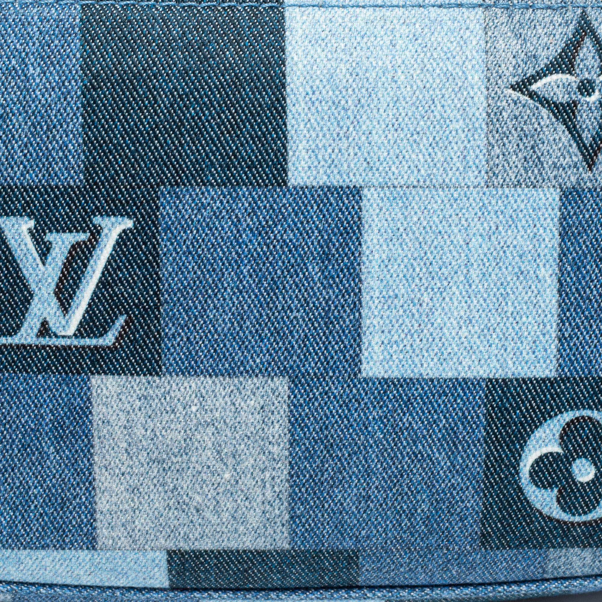 Louis Vuitton Blue Denim Damier Monogram Patchwork Multi-Pochette  Accessories Louis Vuitton | The Luxury Closet