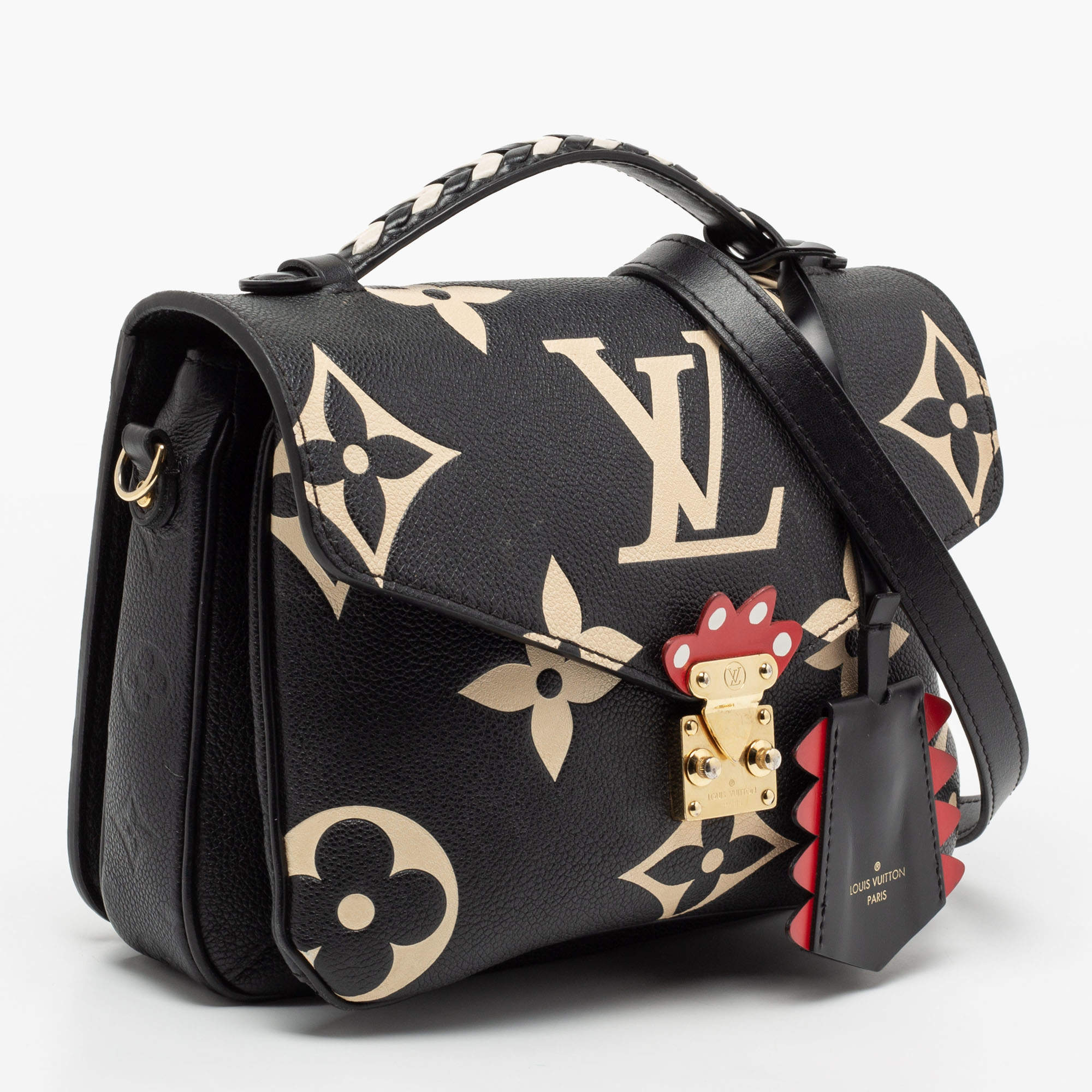 Louis Vuitton Black/Beige Monogram Empreinte Crafty Pochette Metis Bag  Louis Vuitton | The Luxury Closet