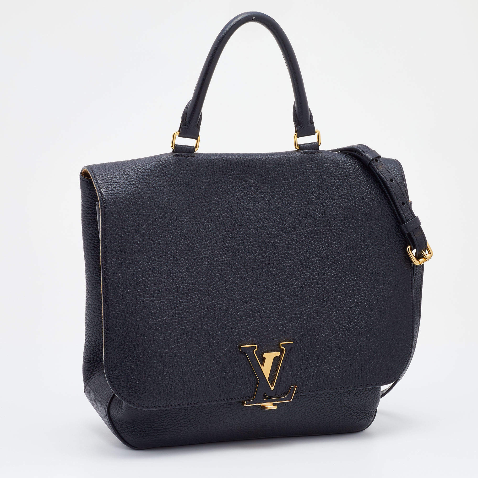 Louis Vuitton Volta LV Flap Top Handle Bag M55060 black
