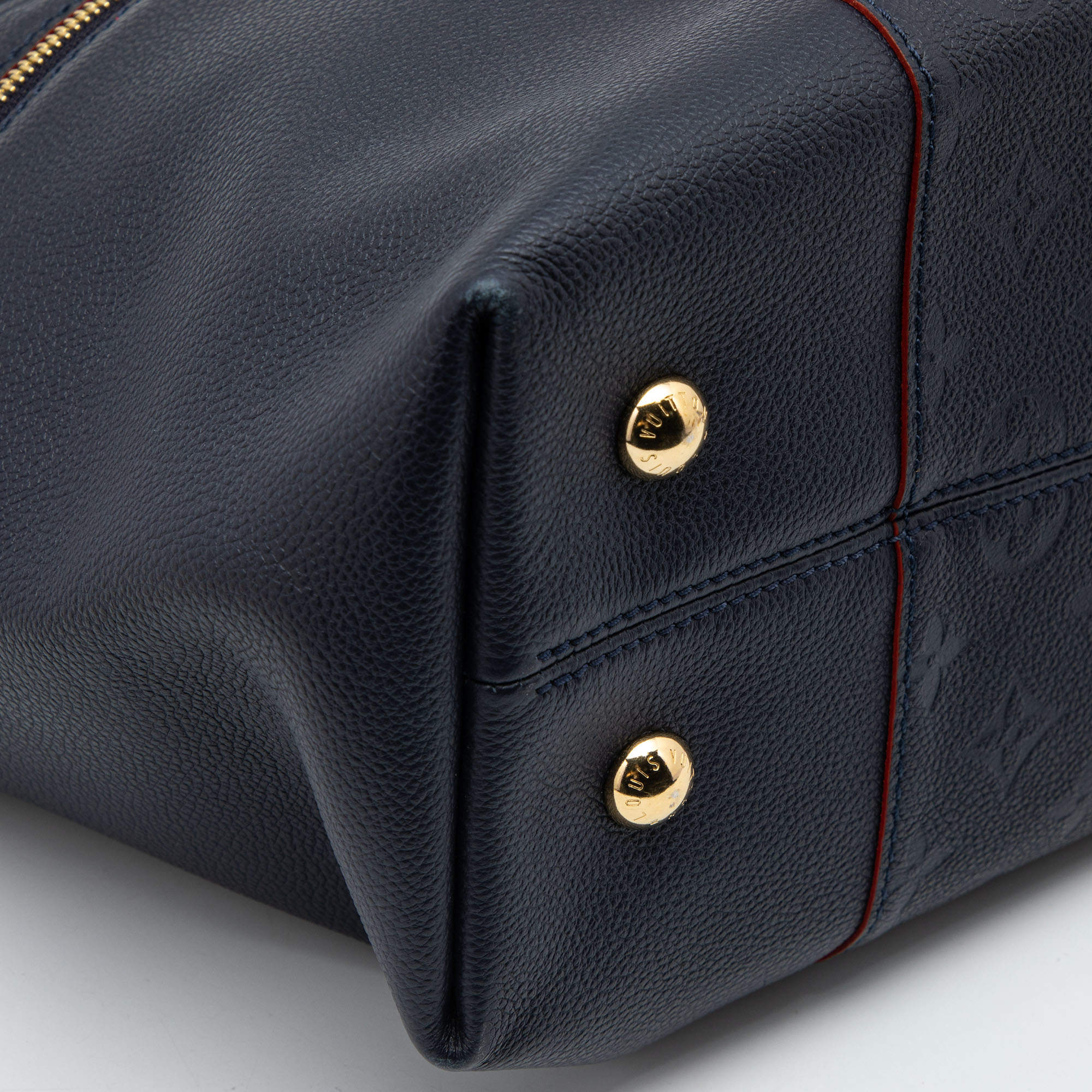 Louis Vuitton Melie Marine Rouge Blue Monogram Empreinte Leather Shoul -  MyDesignerly