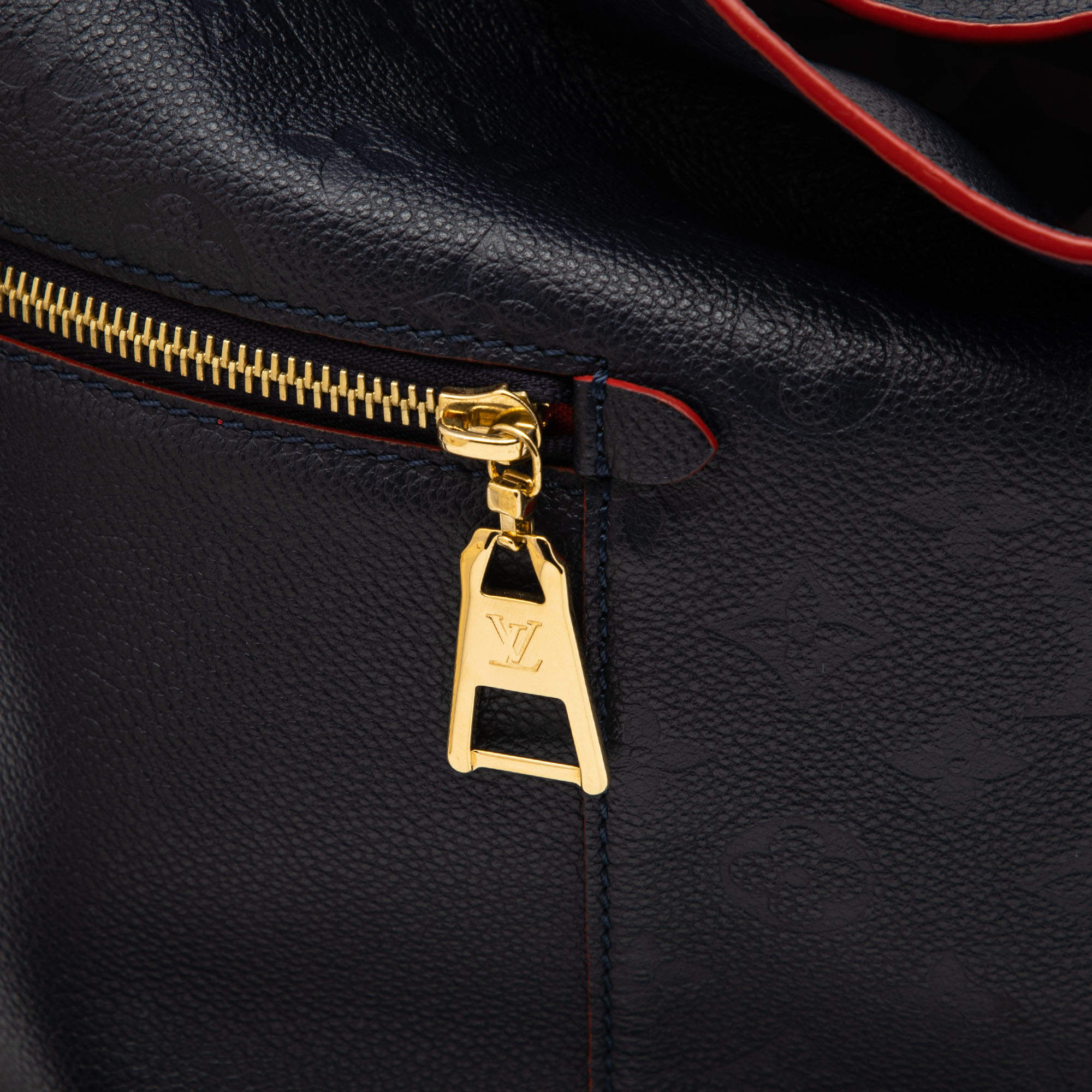 Louis Vuitton Marine/Rouge Monogram Empreinte Leather Melie Bag
