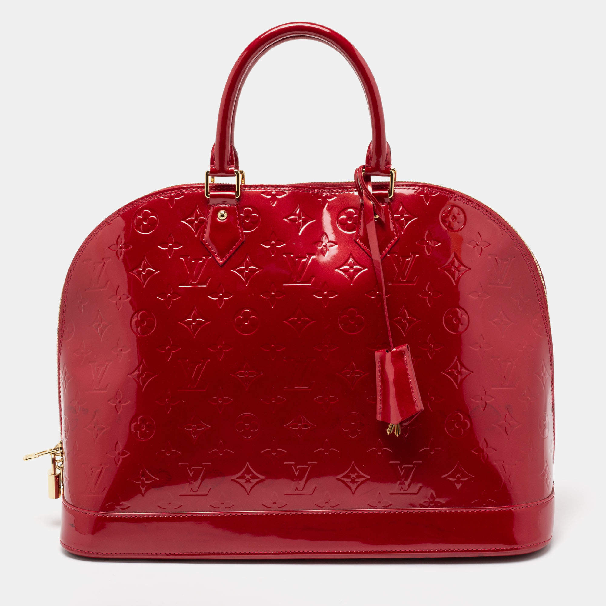 Pre Owned حقيبة لوي فيتون ألما فيرنيه بوم دامور مونوغرامي GM