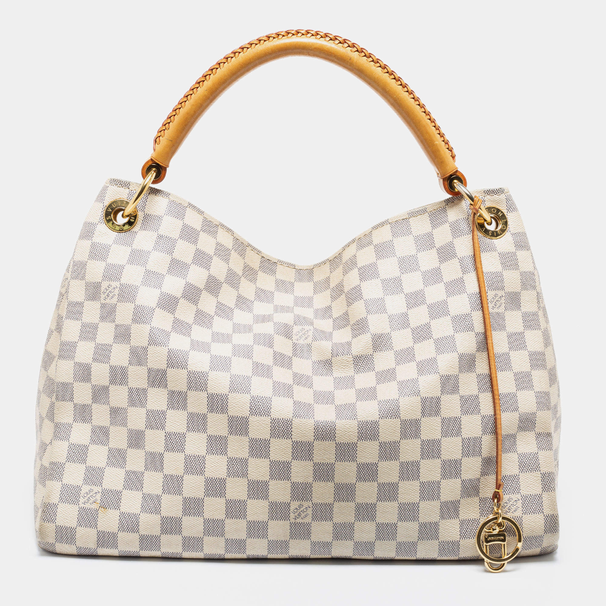 Pre Owned Louis Vuitton Damier Azur Canvas Artsy MM Bag
