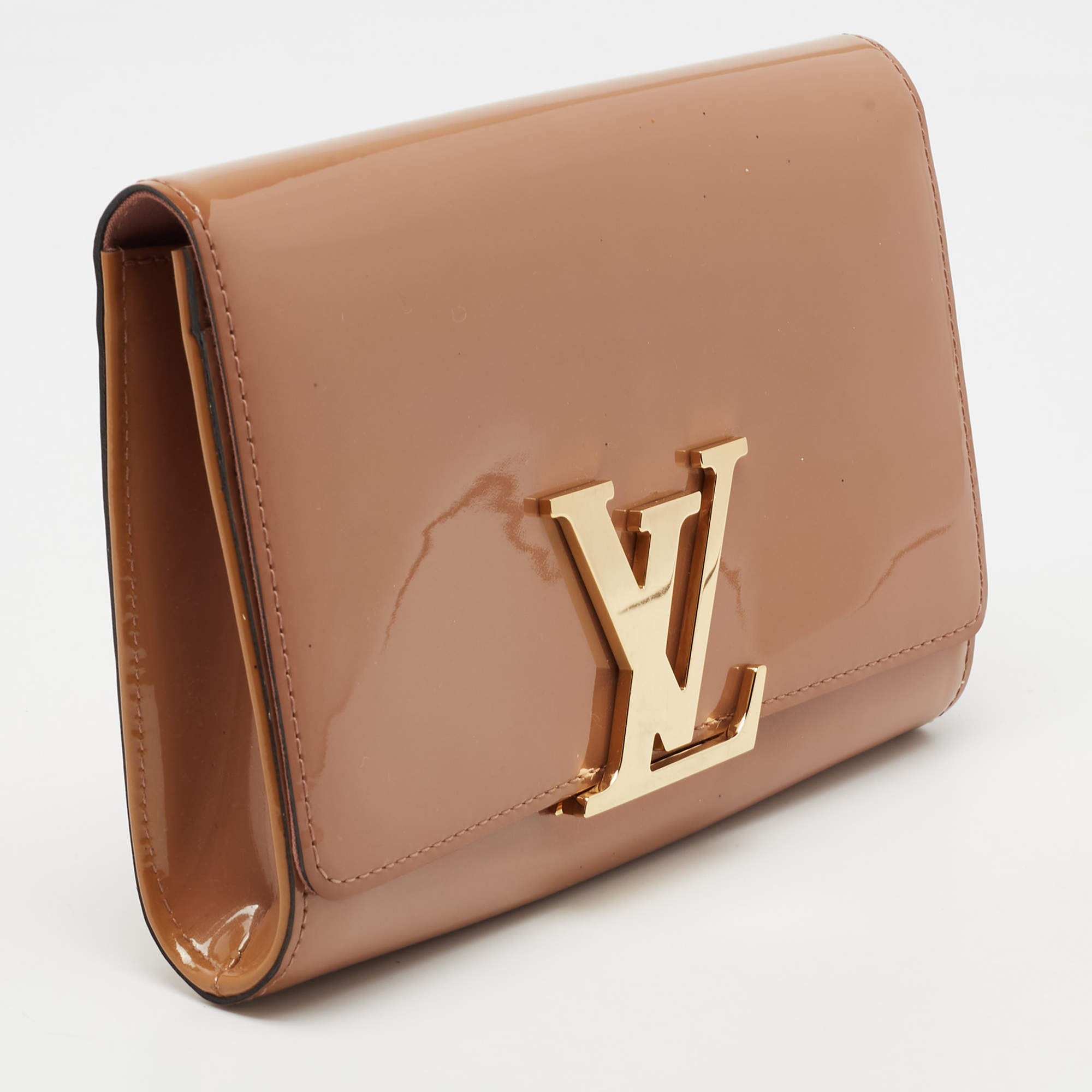 Louis Vuitton // Rose Velours Vernis Louise Clutch – VSP Consignment