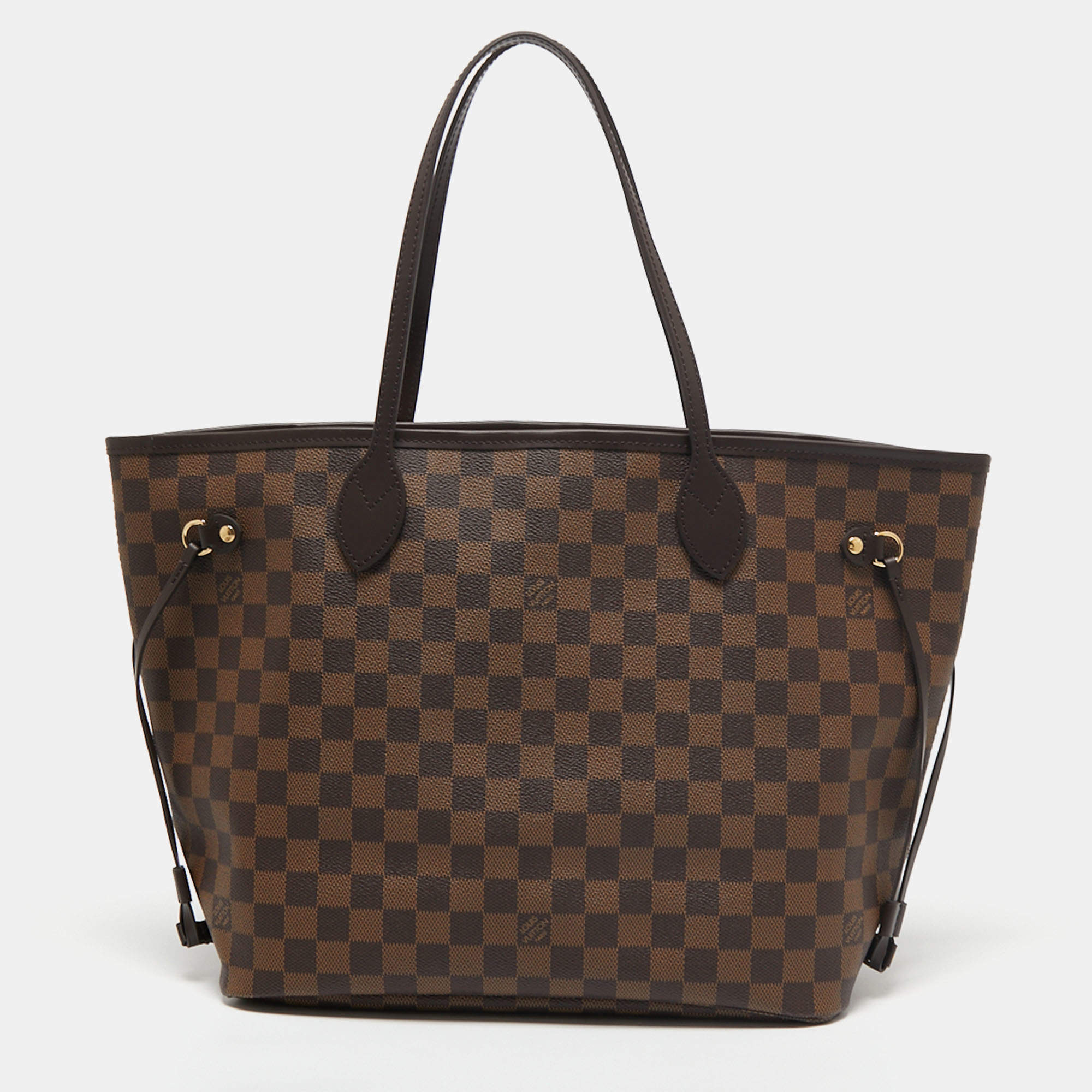 Pre Owned Louis Vuitton Damier Ebene Canvas Neverfull MM Bag
