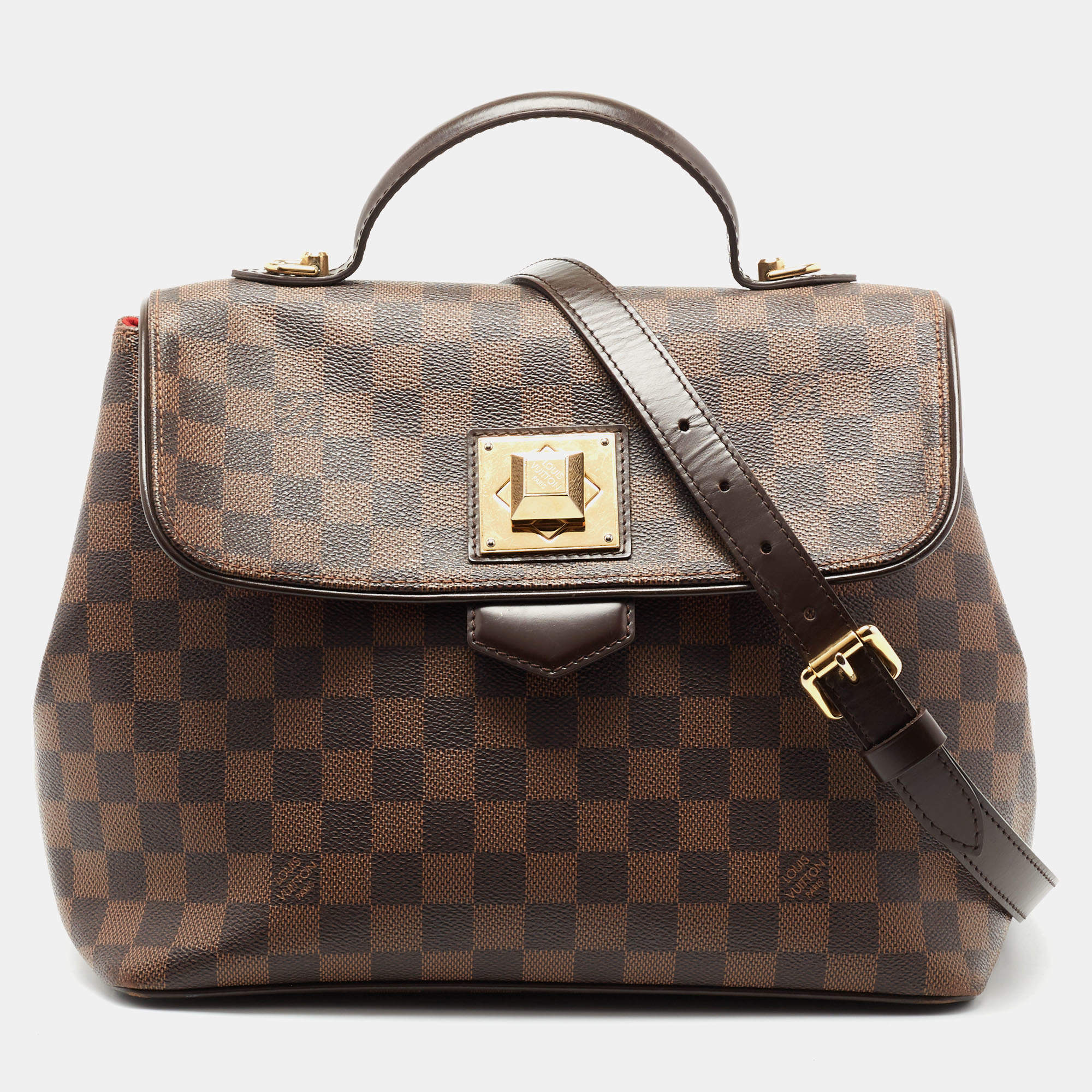 مملوكة مسبقًا Louis Vuitton Damier Ebene Canvas Bergamo MM Bag