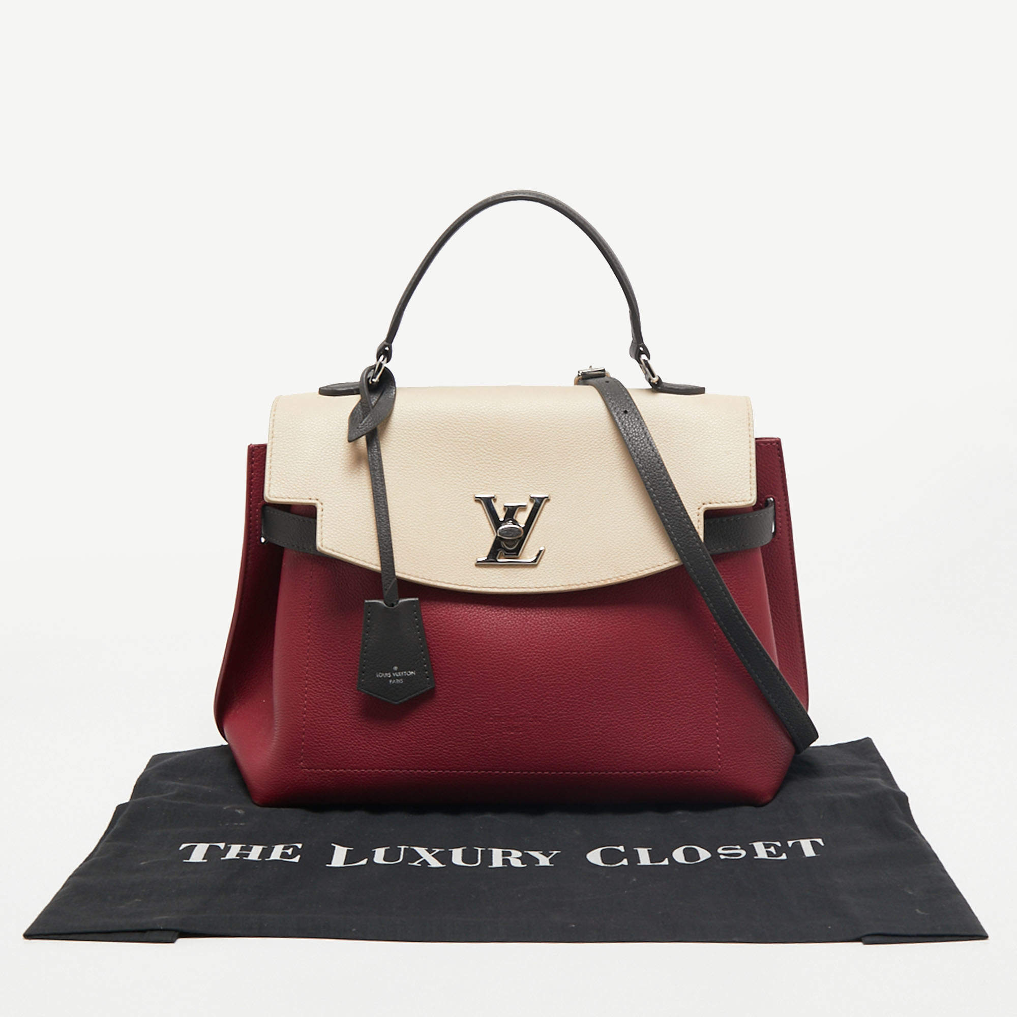 Louis Vuitton Lockme Ever Handbag Leather Bb