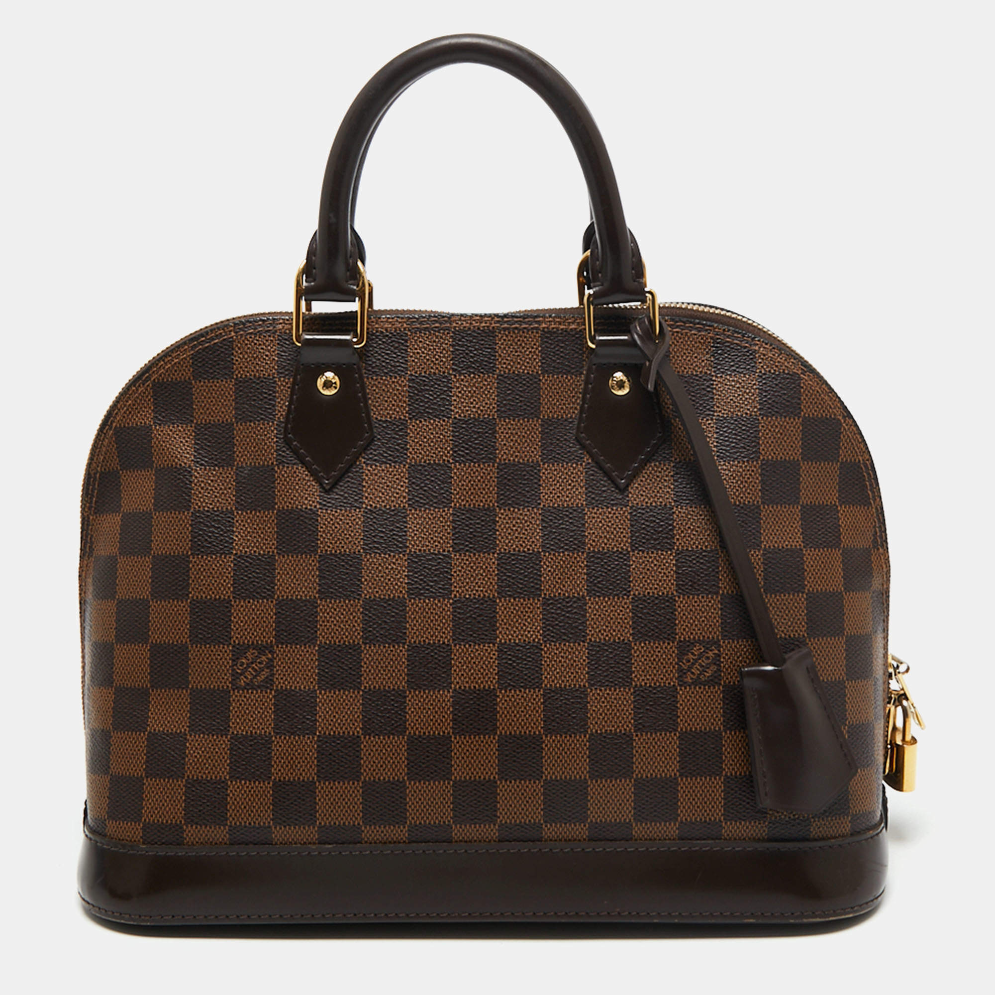 Pre Owned حقيبة لوي فيتون ألما كانفاس دامييه إيبين PM