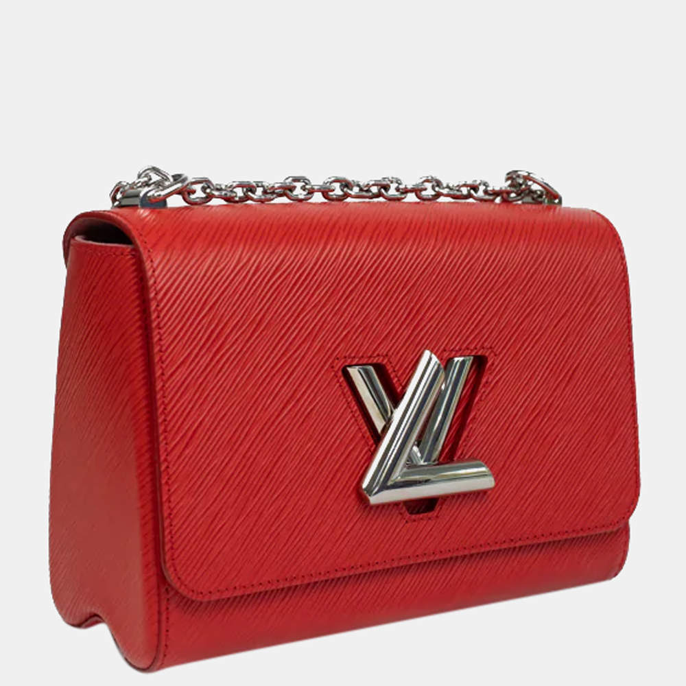 Twist leather crossbody bag Louis Vuitton Red in Leather - 19984285