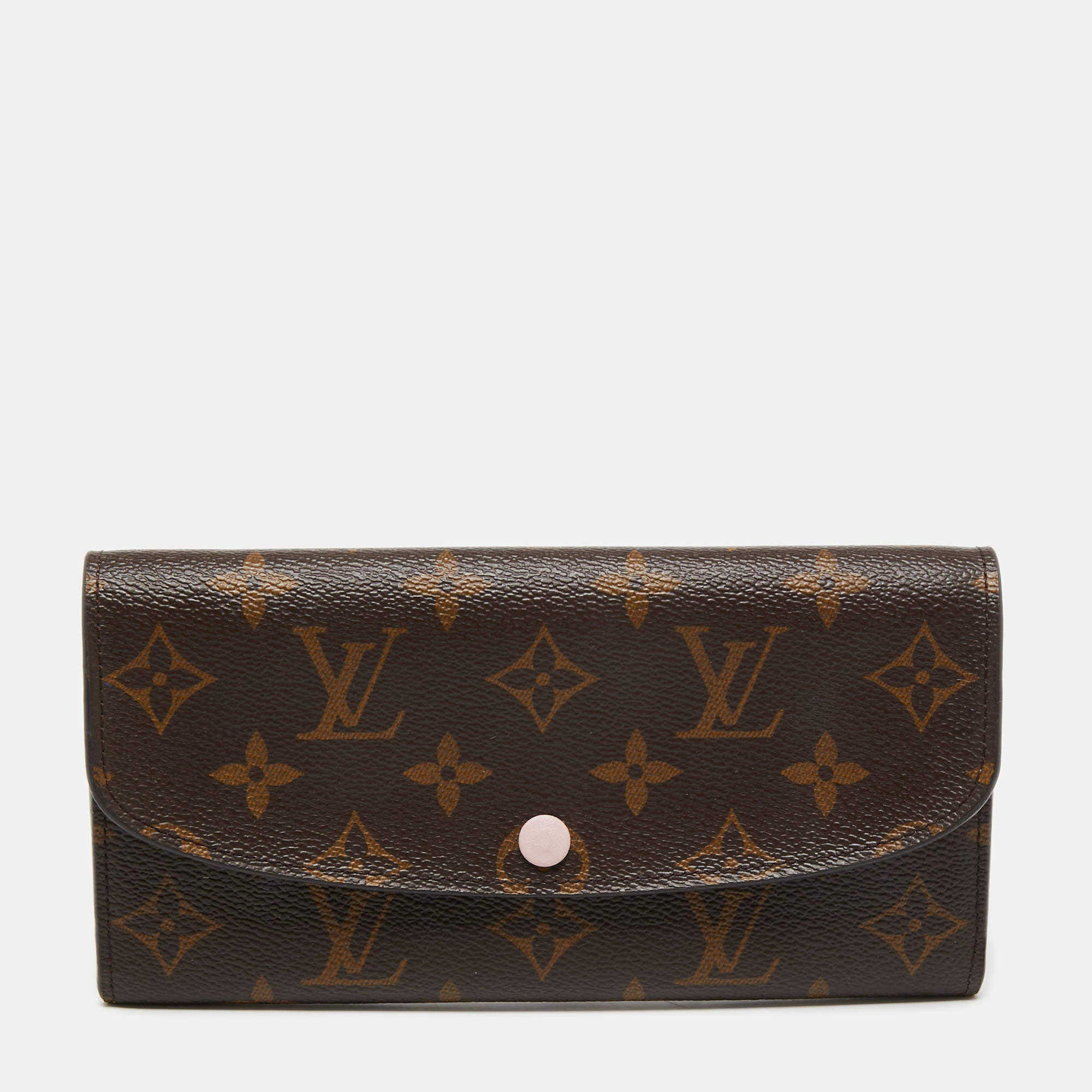 Louis Vuitton Dark Brown Leather Monogram Embossed Bifold Wallet Louis  Vuitton | The Luxury Closet