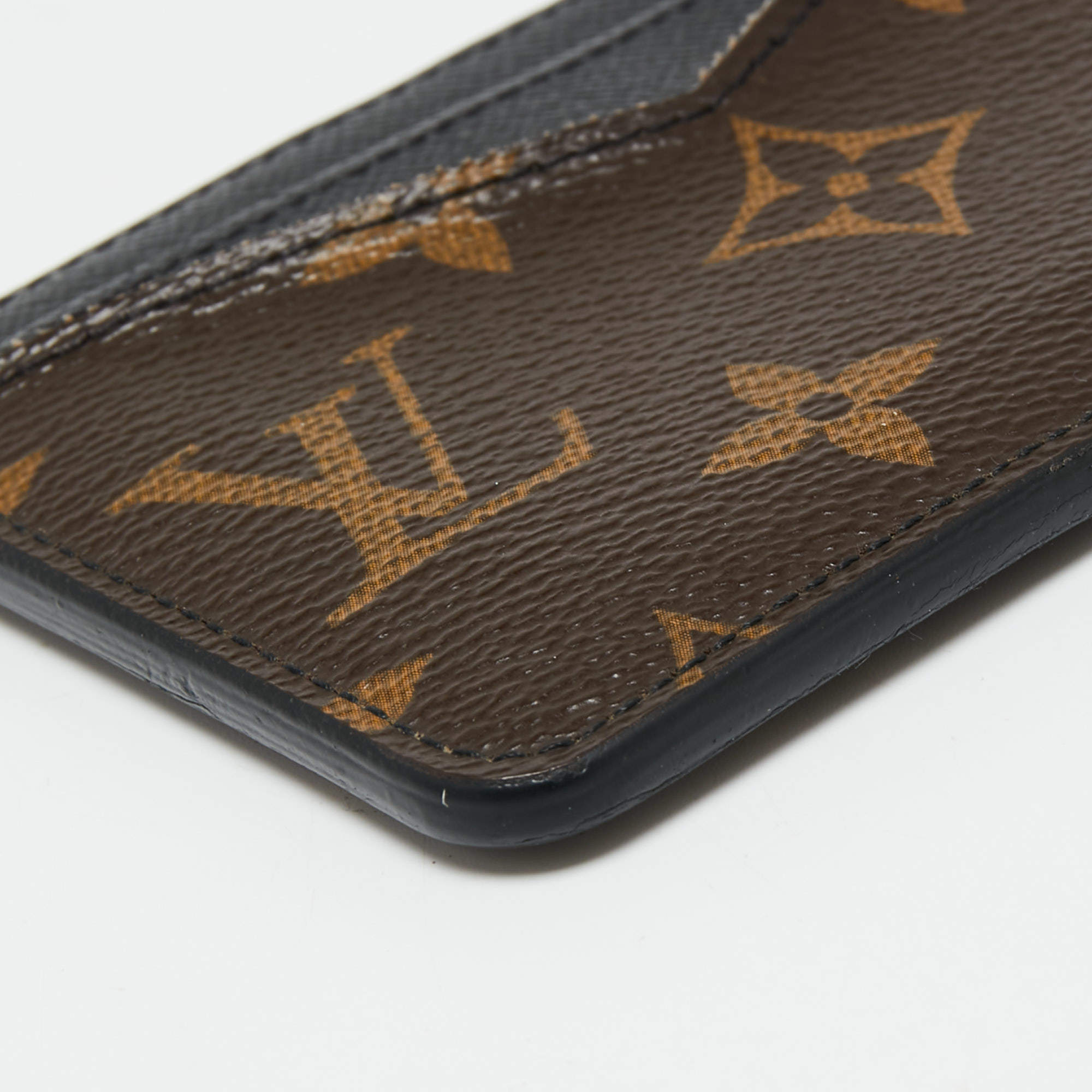 Louis Vuitton Monogram Macassar Canvas Neo Porte Cartes Card Holder Louis  Vuitton