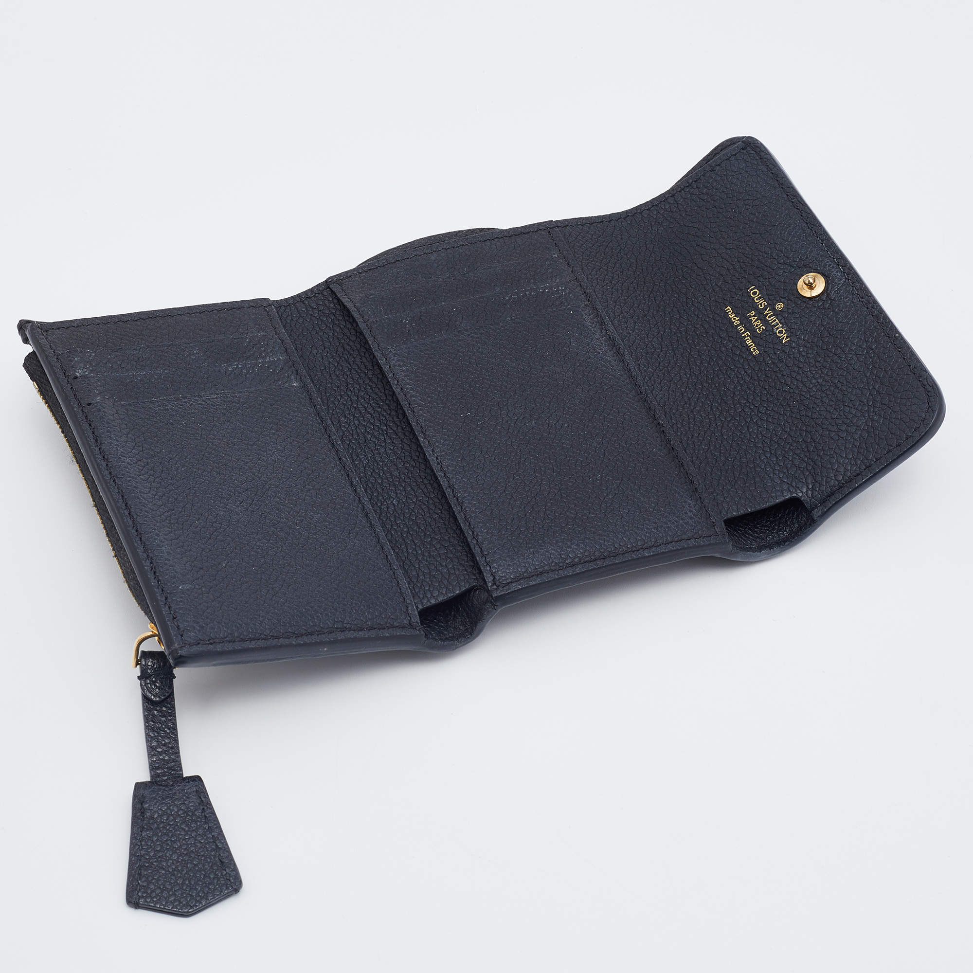 Louis Vuitton Empreinte Compact Curieuse Wallet Noir