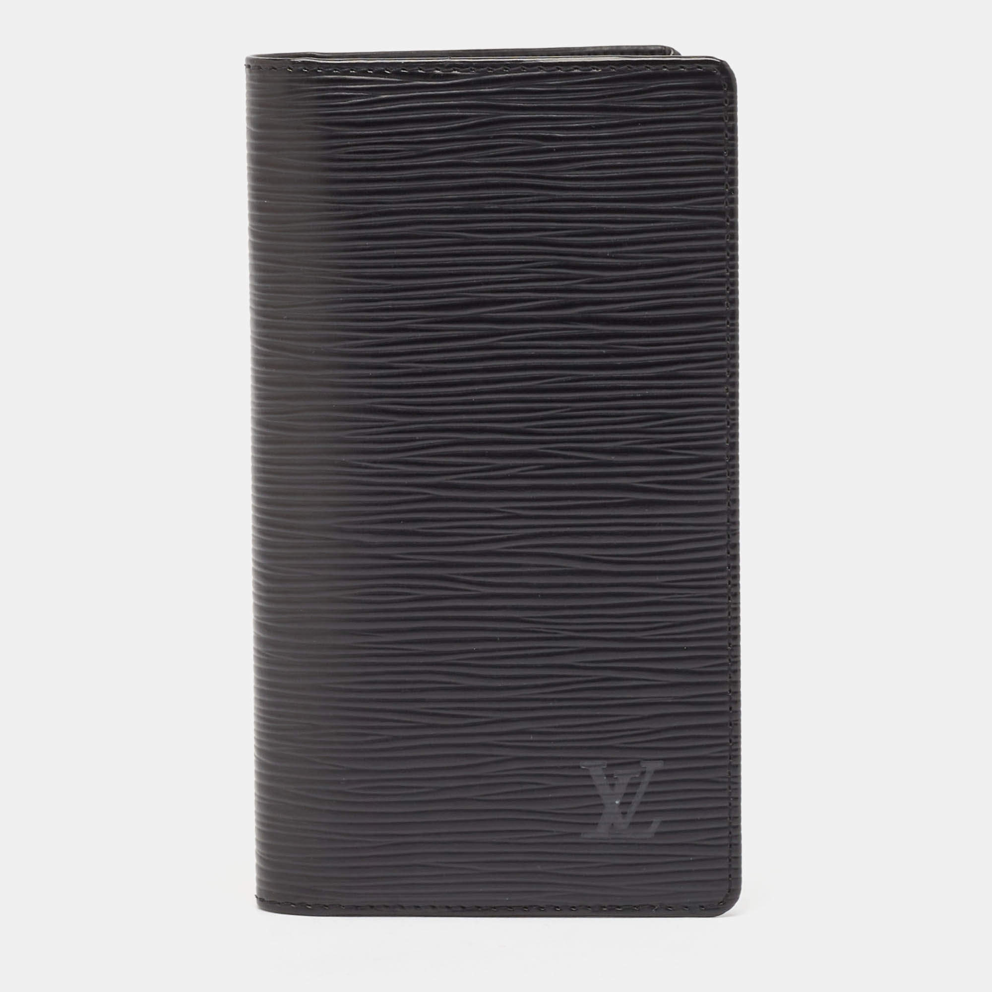 Louis Vuitton Black Epi Leather Bifold Long Wallet