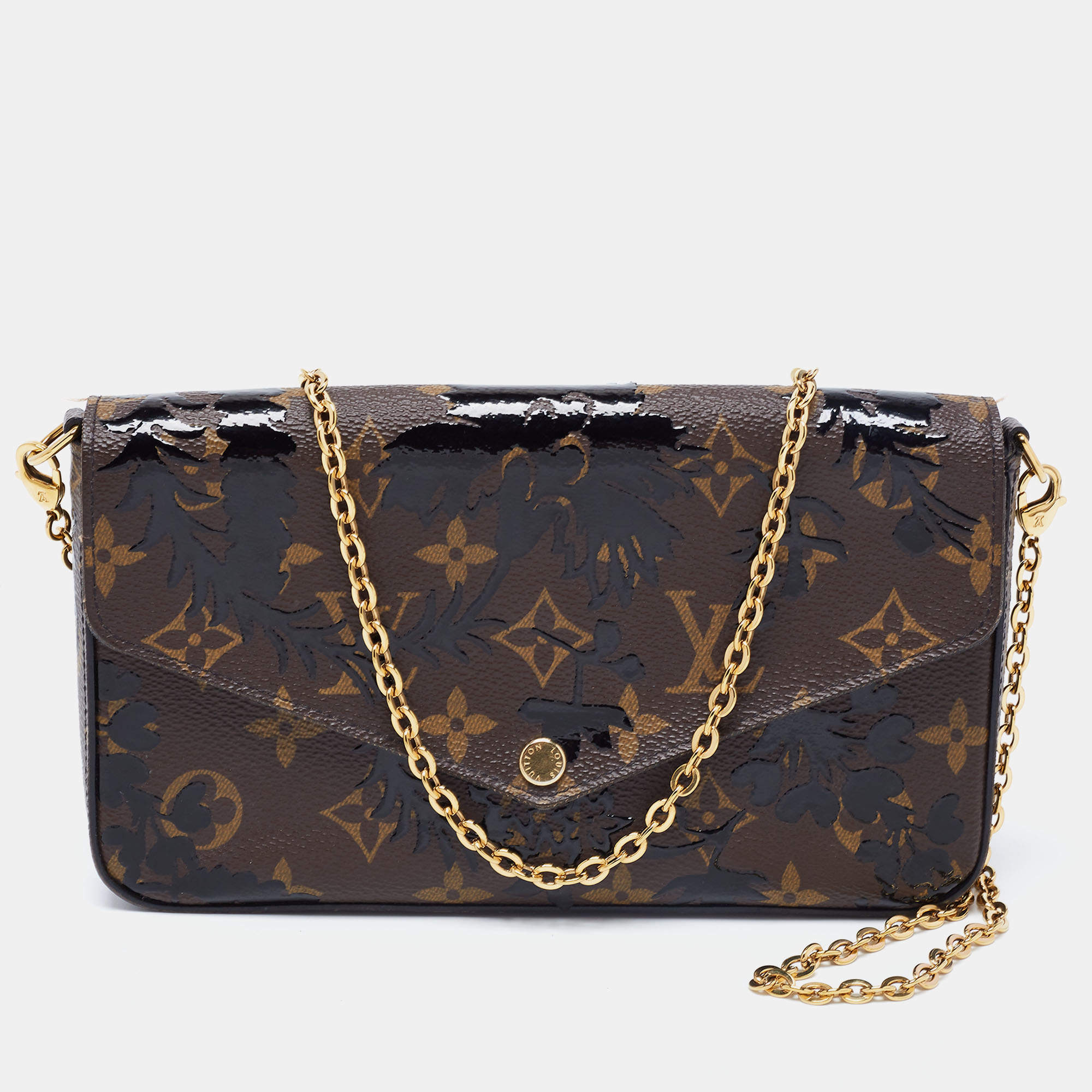 مملوكة مسبقًا Louis Vuitton Monogram Canvas Limited Edition Blossom Pochette Felicie Clutch Bag