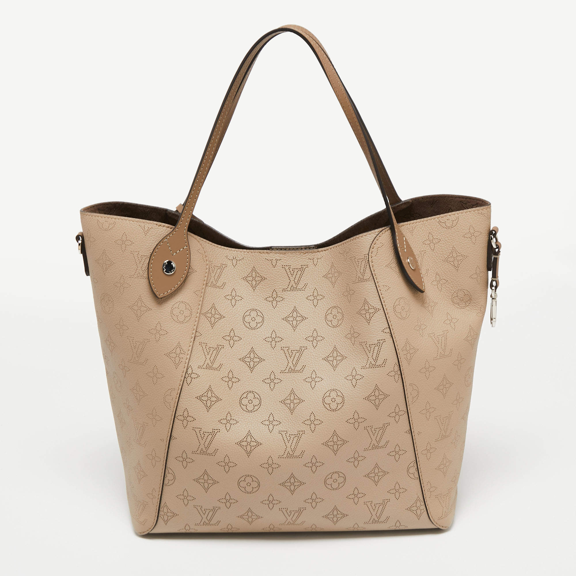 Louis Vuitton Hina Handbag Mahina Leather MM Neutral 22991053