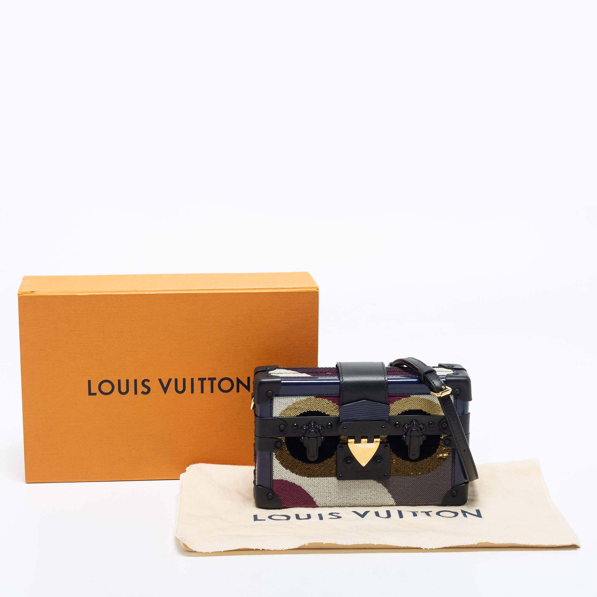 Louis Vuitton 2021 Sequins Petite Malle Bag w/ Tags - Black Evening Bags,  Handbags - LOU547456