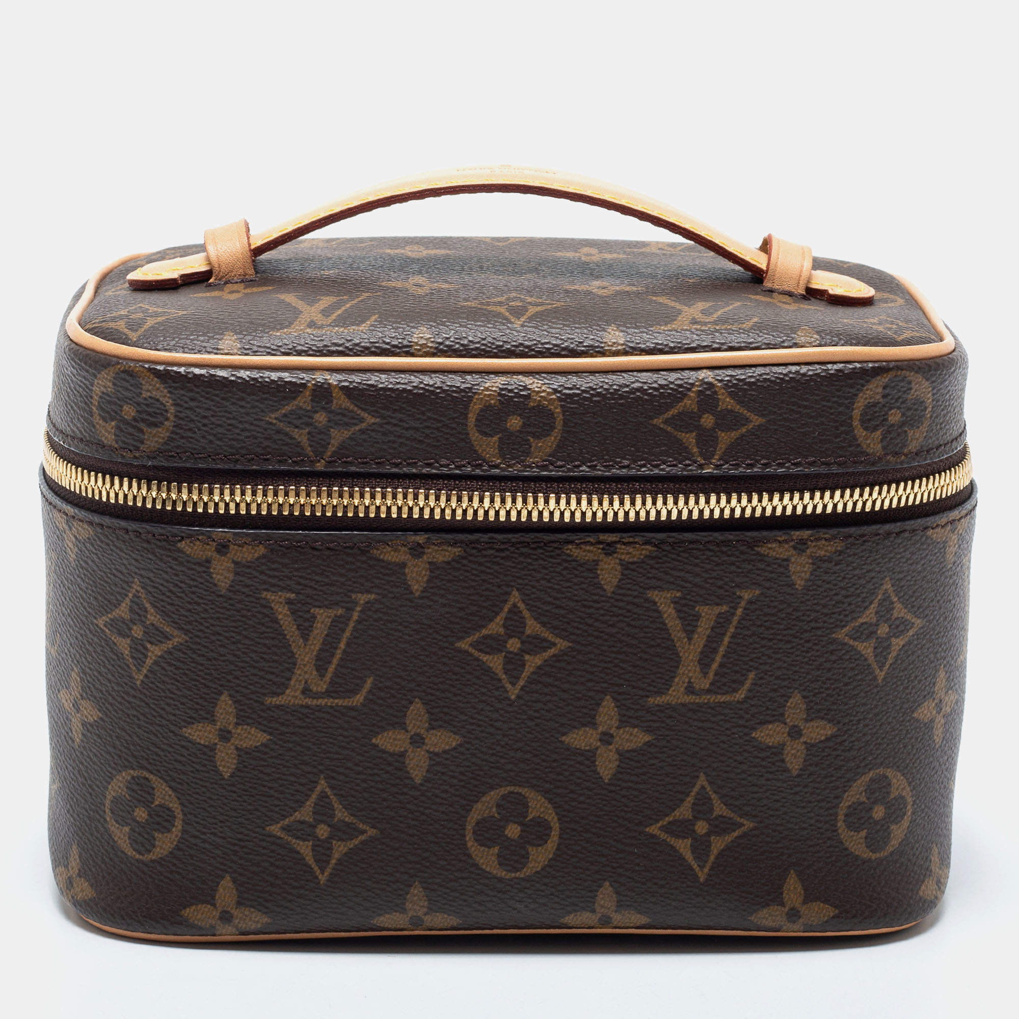 Pre Owned Louis Vuitton Monogram Canvas Nice Mini Vanity Case