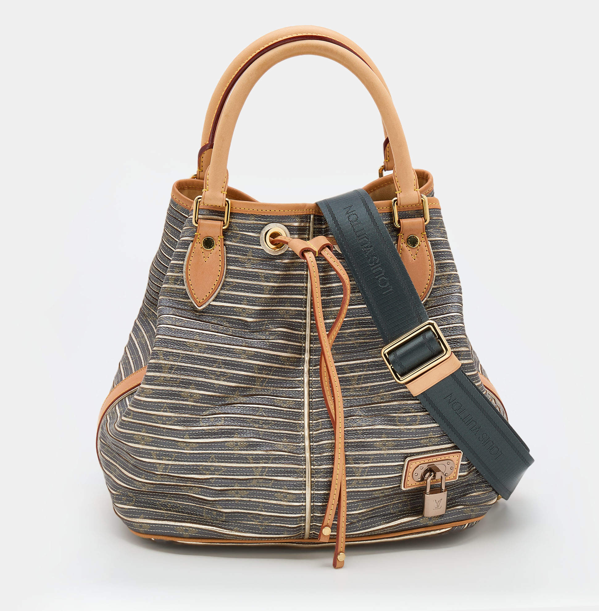 Pre Owned Louis Vuitton Argent Monogram Canvas Limited Edition Eden Neo Bag