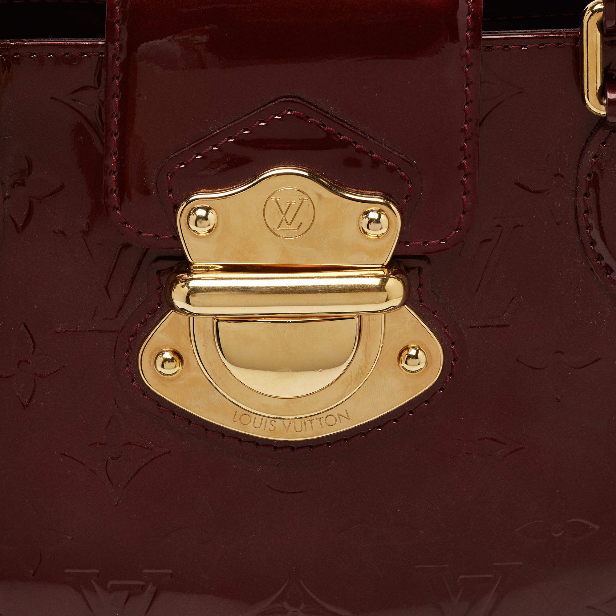 Louis Vuitton Rouge Fauviste Monogram Vernis Melrose Avenue Bag