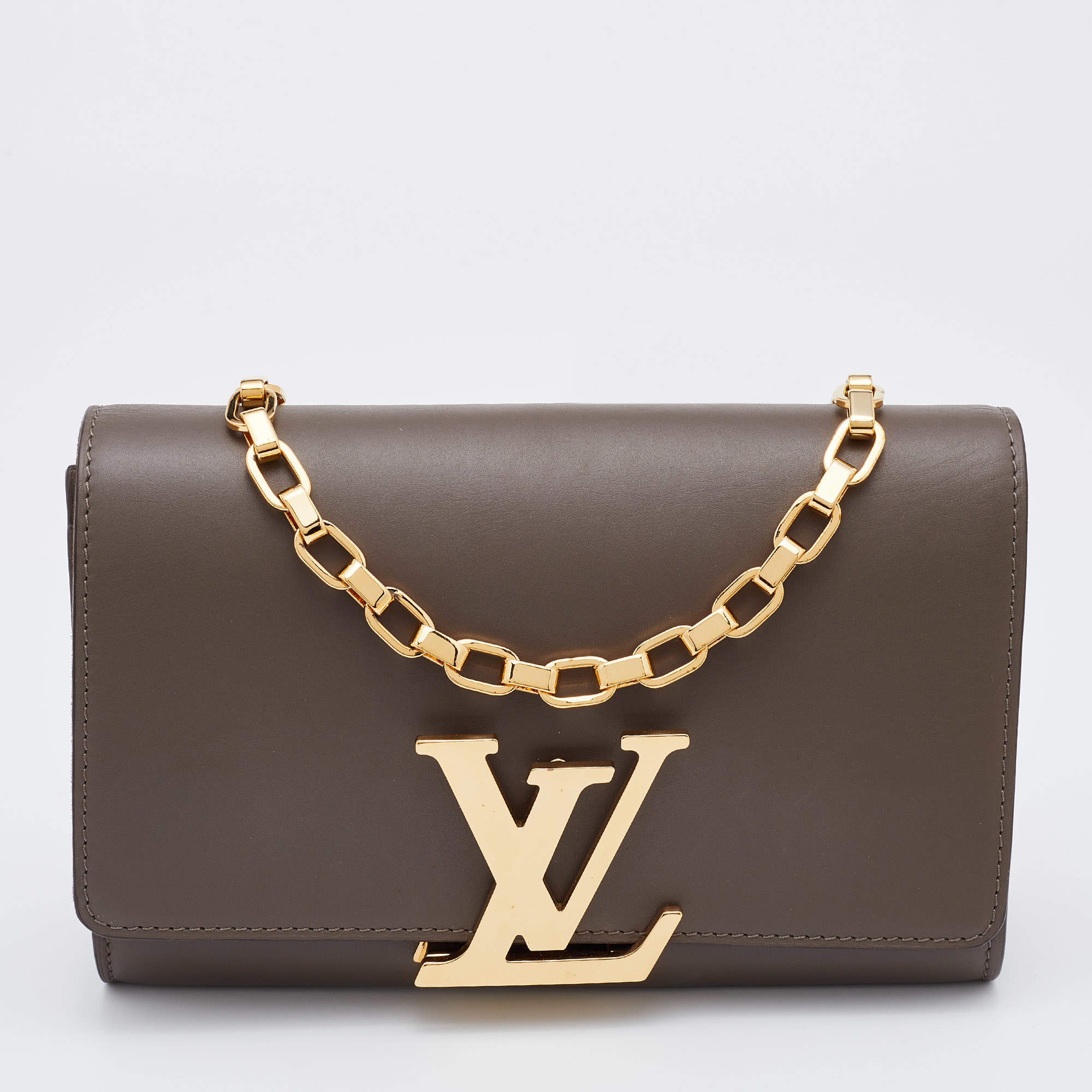 Louis Vuitton Beige Patent Leather Chain Louise MM Bag Louis Vuitton | The  Luxury Closet