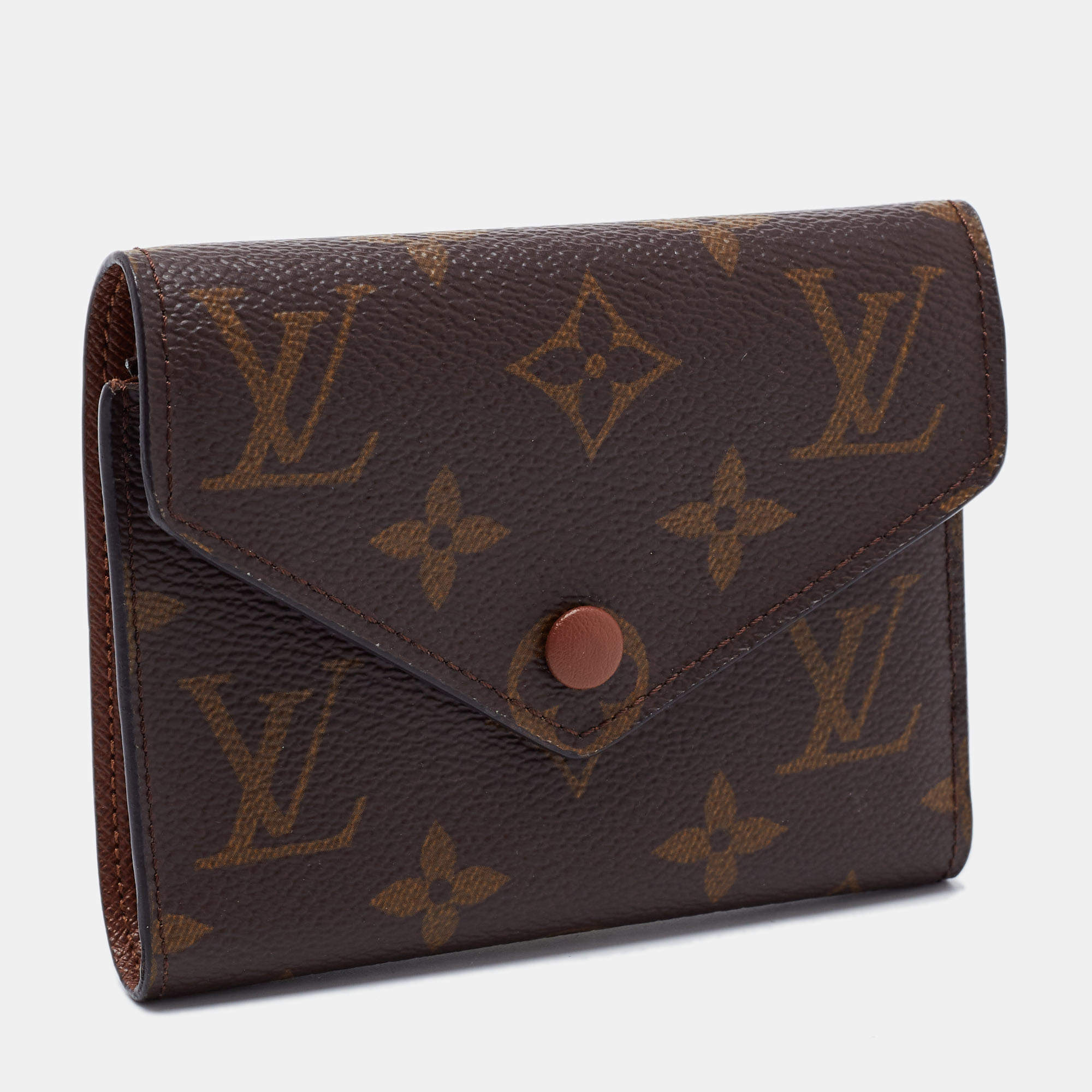Authentic Louis Vuitton Monogram Button Wallet