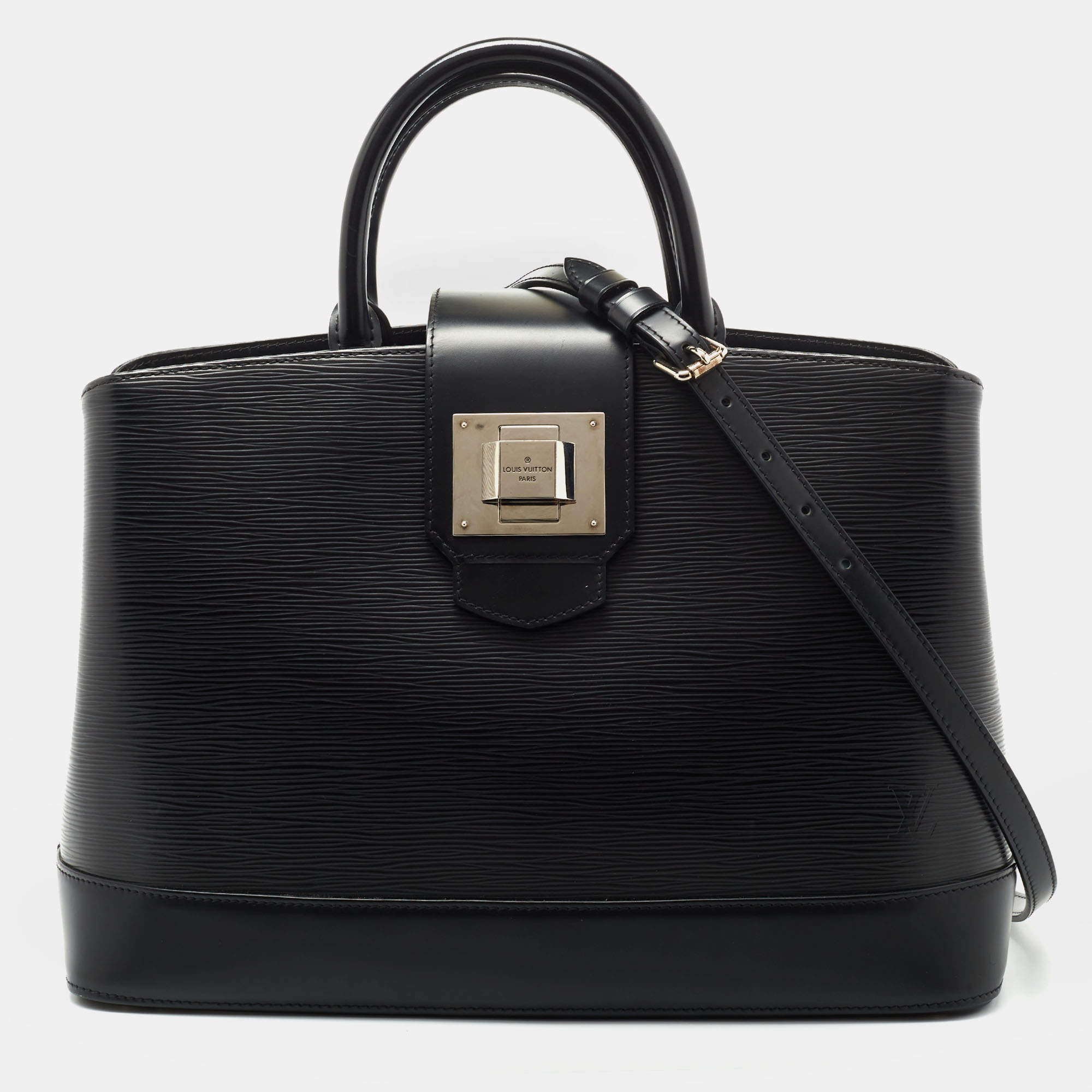 Pre Owned Louis Vuitton Black Epi Leather Mirabeau GM Bag