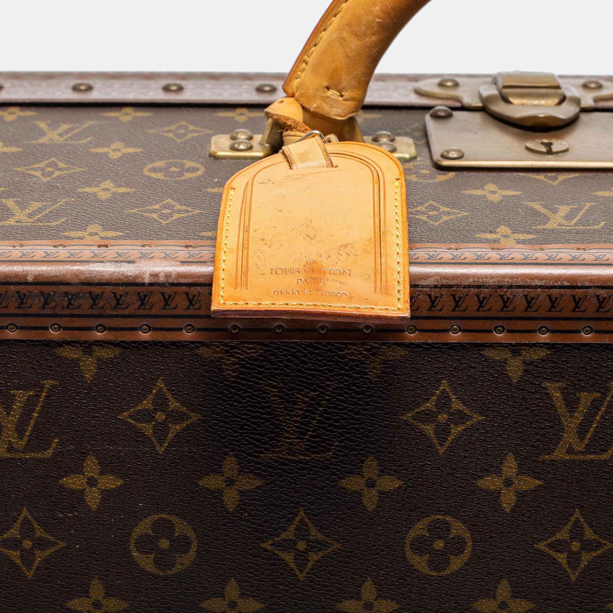Louis Vuitton Alzer 75 Golden Dark brown Cloth ref.113754 - Joli
