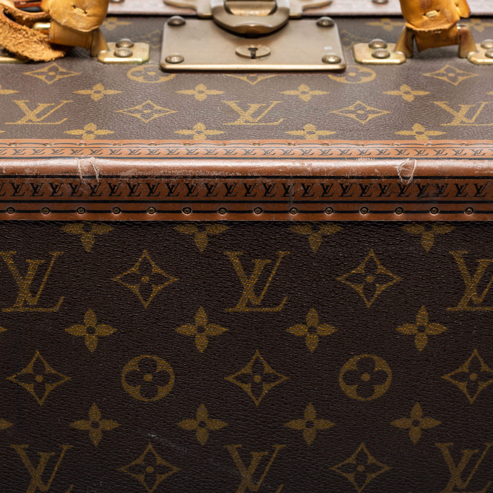 Authentic Louis Vuitton Alzer 75 Suitcase In Monogram Canvas