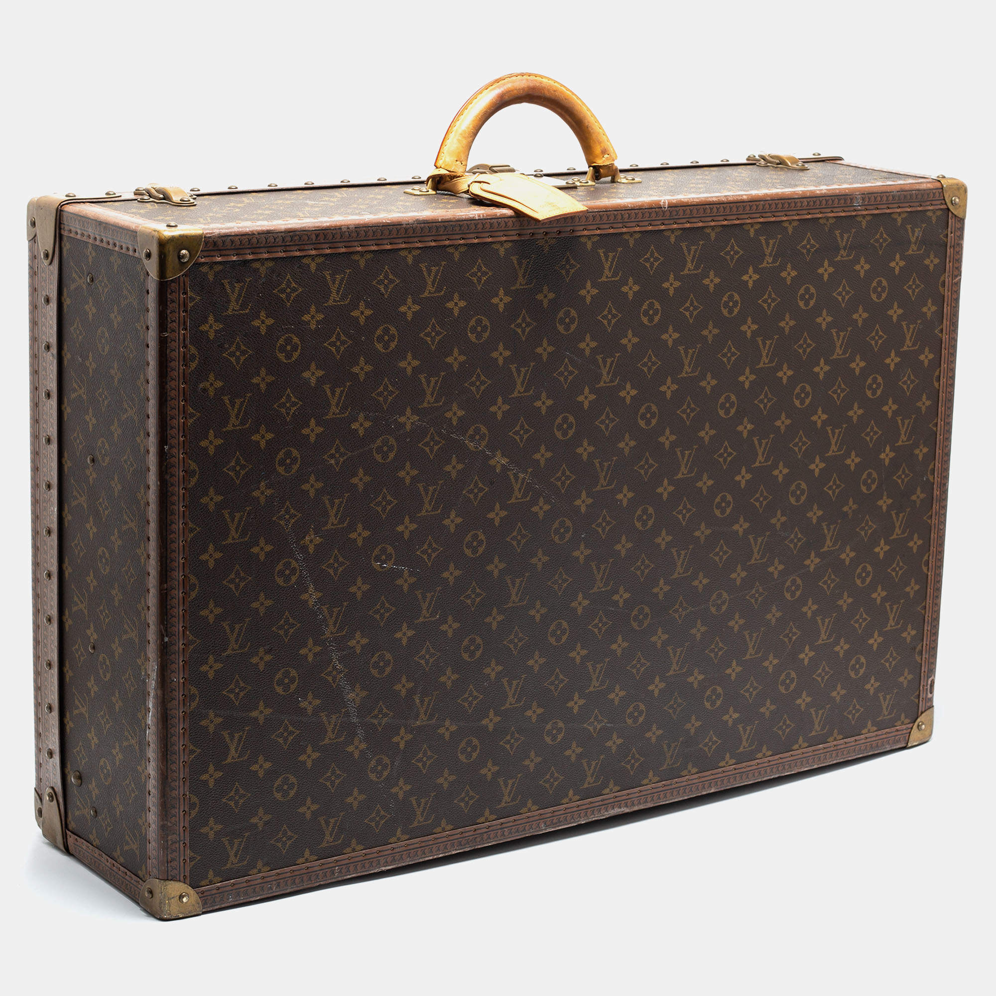 Alzer 75 Trunk Case Travel Bag(Brown)