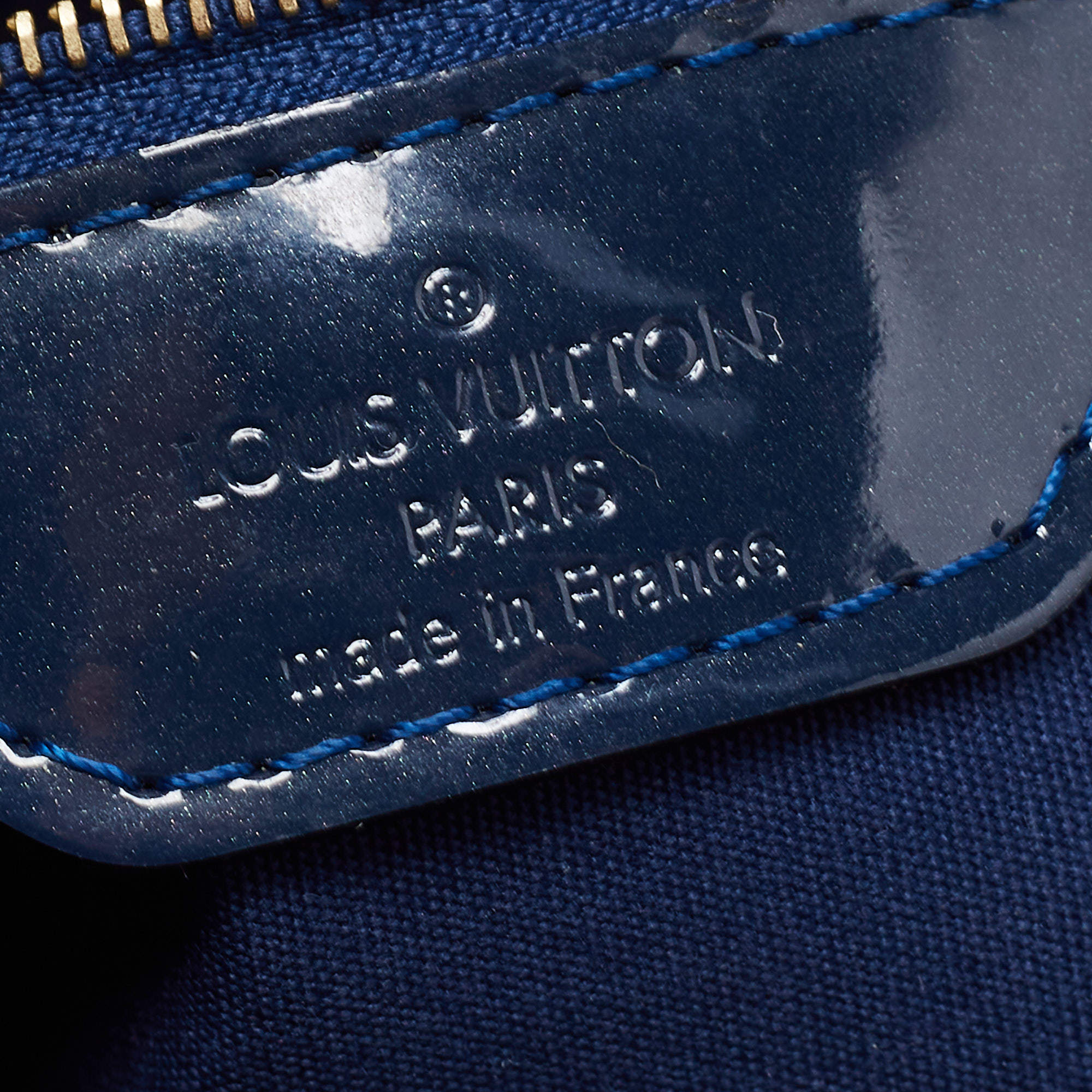 Blue Louis Vuitton Monogram Vernis Catalina BB Handbag – Designer