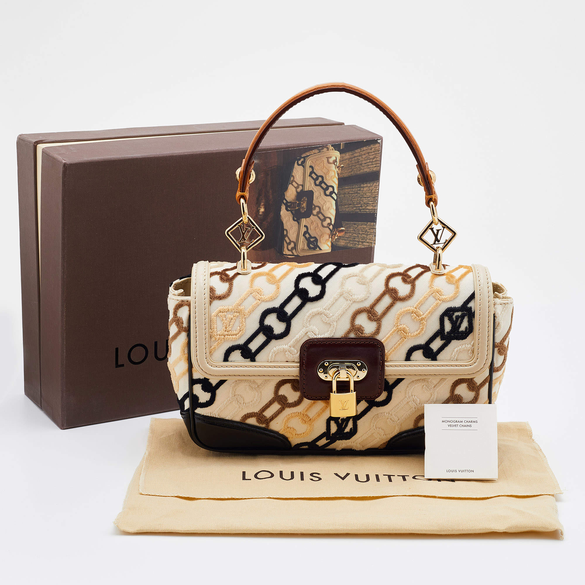 Louis Vuitton Multicolour Limited Edition Monogram Charms Velvet