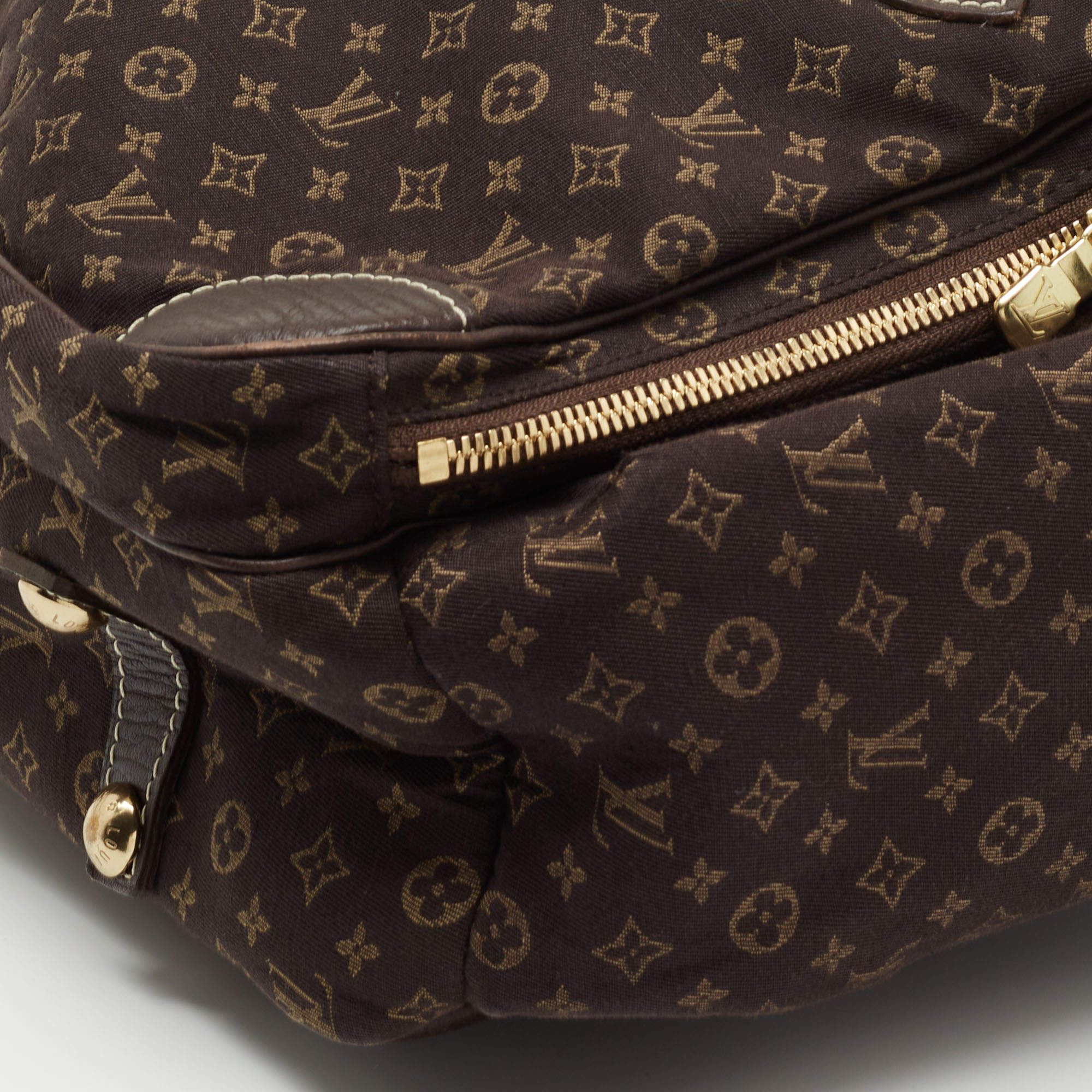 Louis Vuitton Monogram Mini Lin Sac a Langer Diaper Bag - Brown