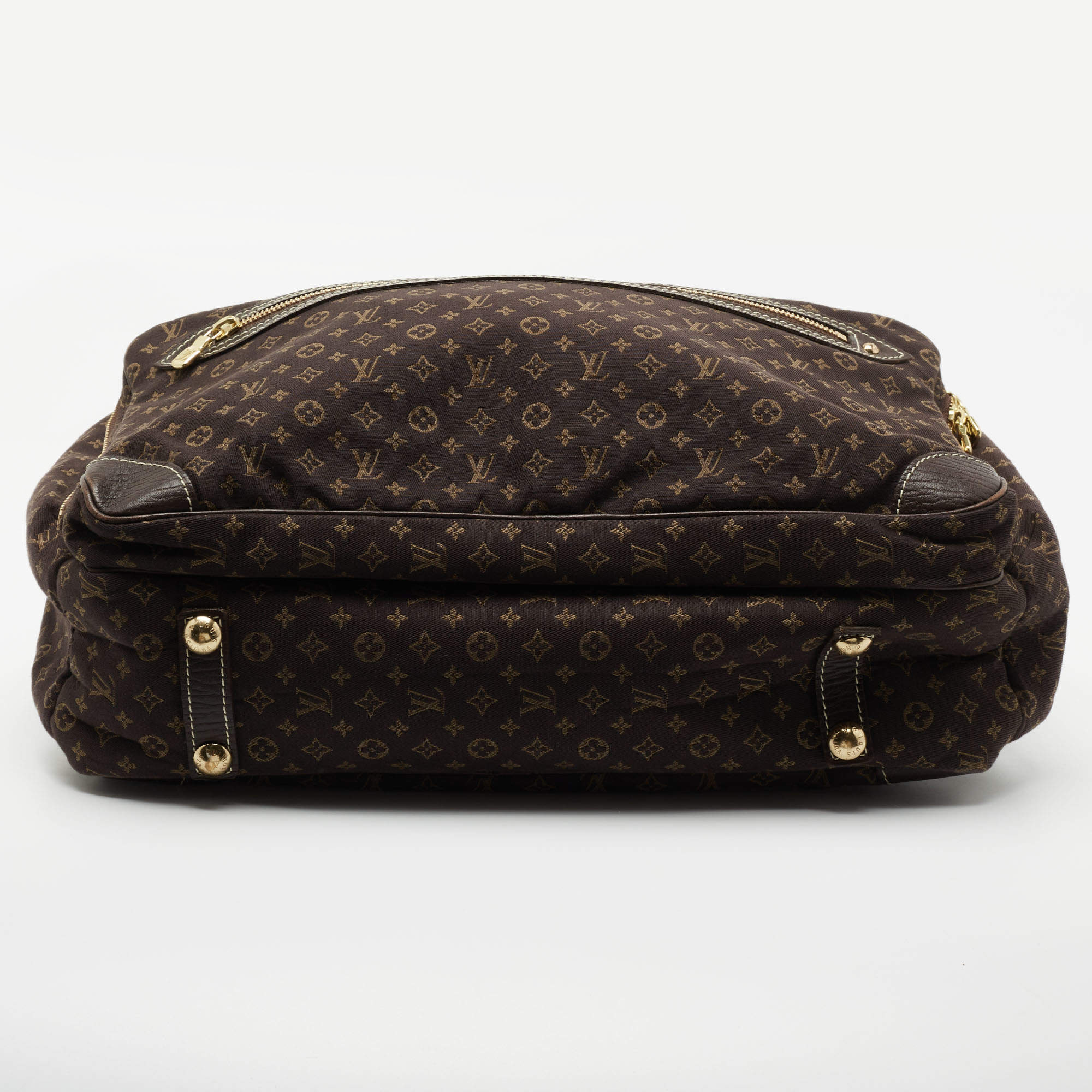 Louis Vuitton Brown Canvas Mini Lin Monogram Diaper Bag.  Luxury, Lot  #76025