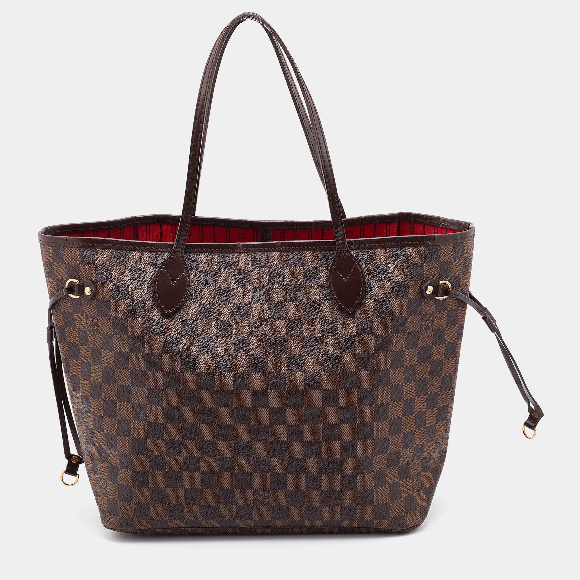 Louis Vuitton Damier Ebene Canvas Neverfull MM Bag