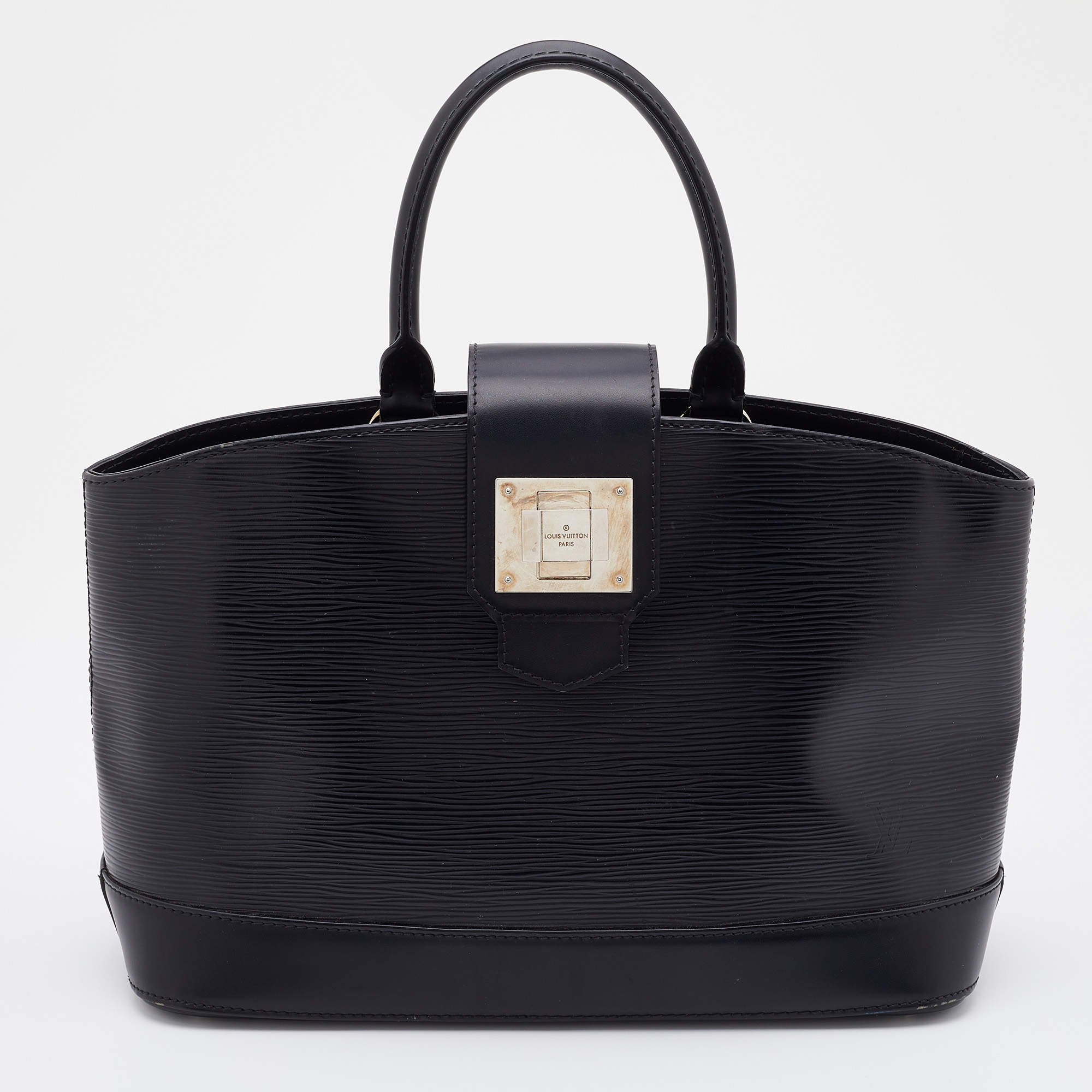 Pre Owned Louis Vuitton Black Epi Leather Mirabeau PM Bag