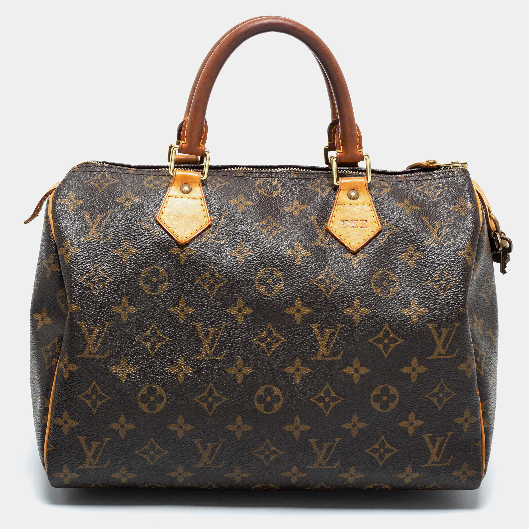 Pre Owned Louis Vuitton Monogram Canvas Speedy 30 Bag