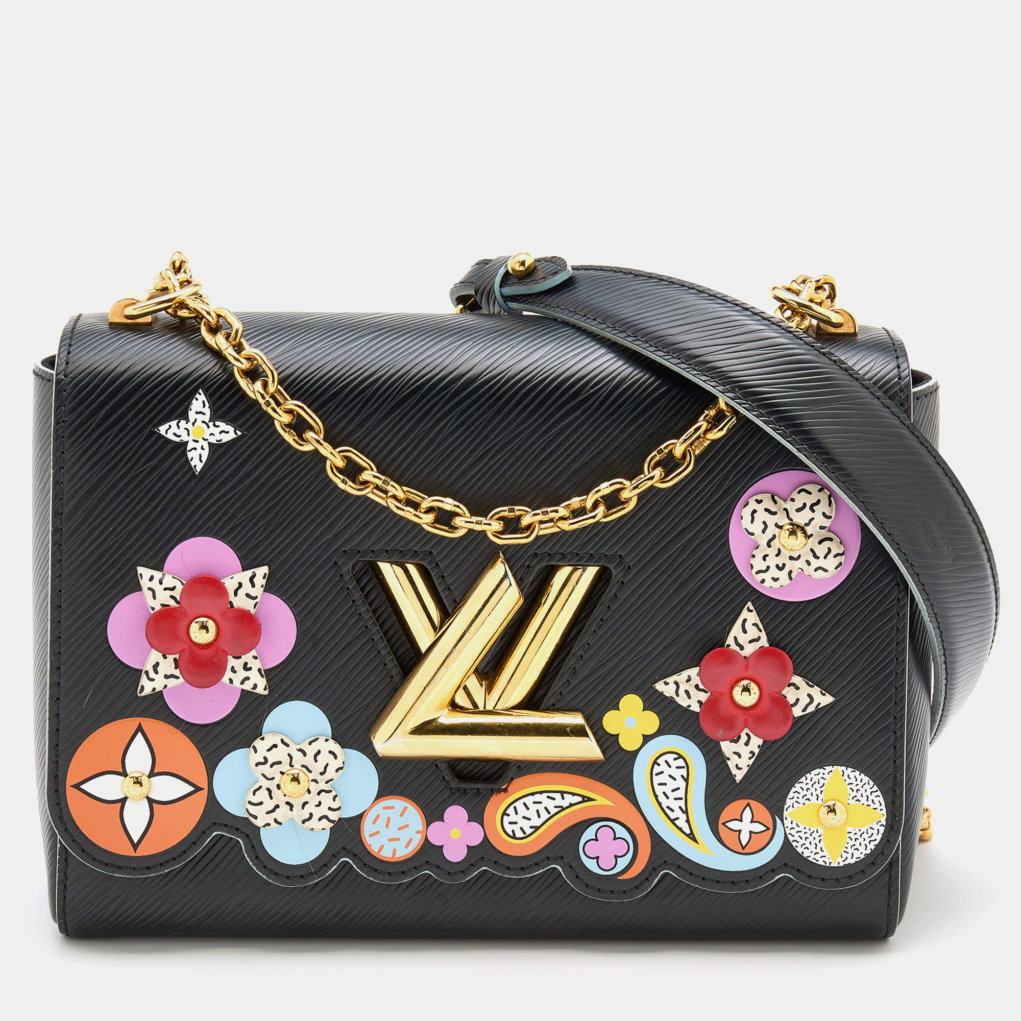 Louis Vuitton Twist Handbag Limited Edition Mechanical Flowers Epi Leather  MM - ShopStyle Shoulder Bags