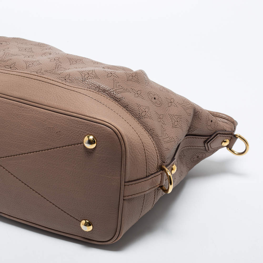 Louis Vuitton Sable Monogram Mahina Leather Stellar PM Bag - Yoogi's Closet
