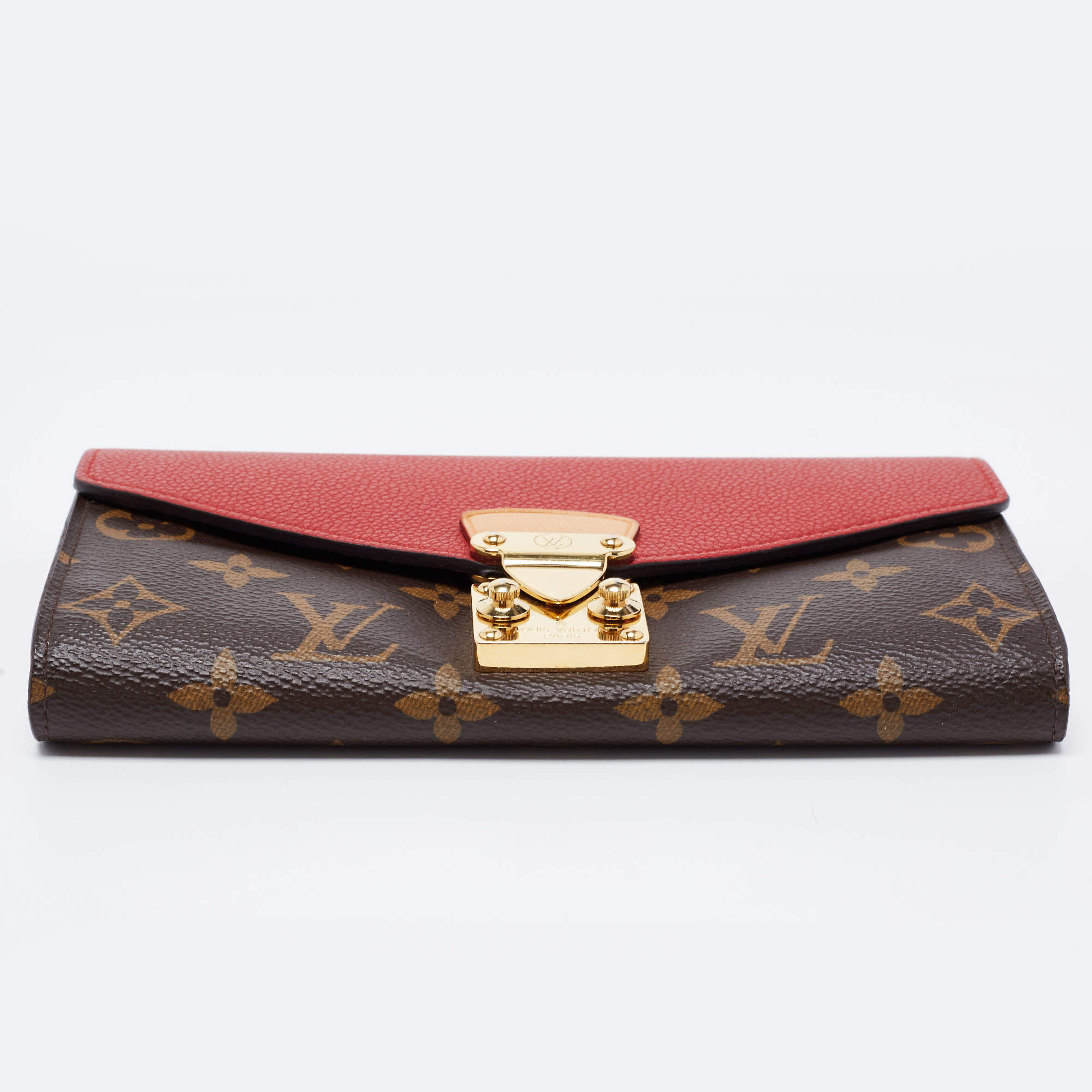 Pallas leather wallet Louis Vuitton Brown in Leather - 31395562