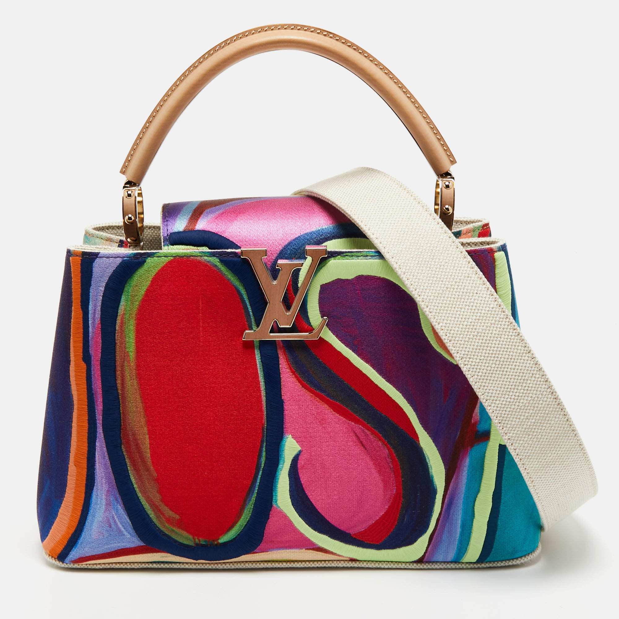 Louis Vuitton Multicolor Fabric and Leather Limited Edition 036