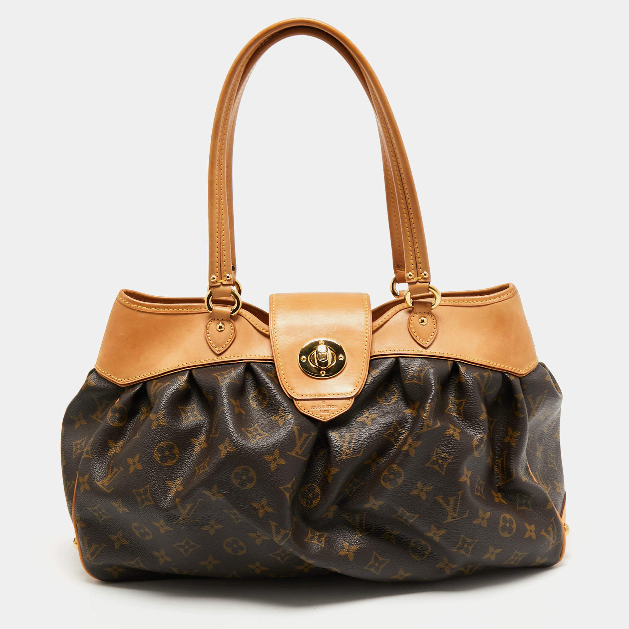 Pre Owned Louis Vuitton Brown Monogram Canvas Boetie MM Bag
