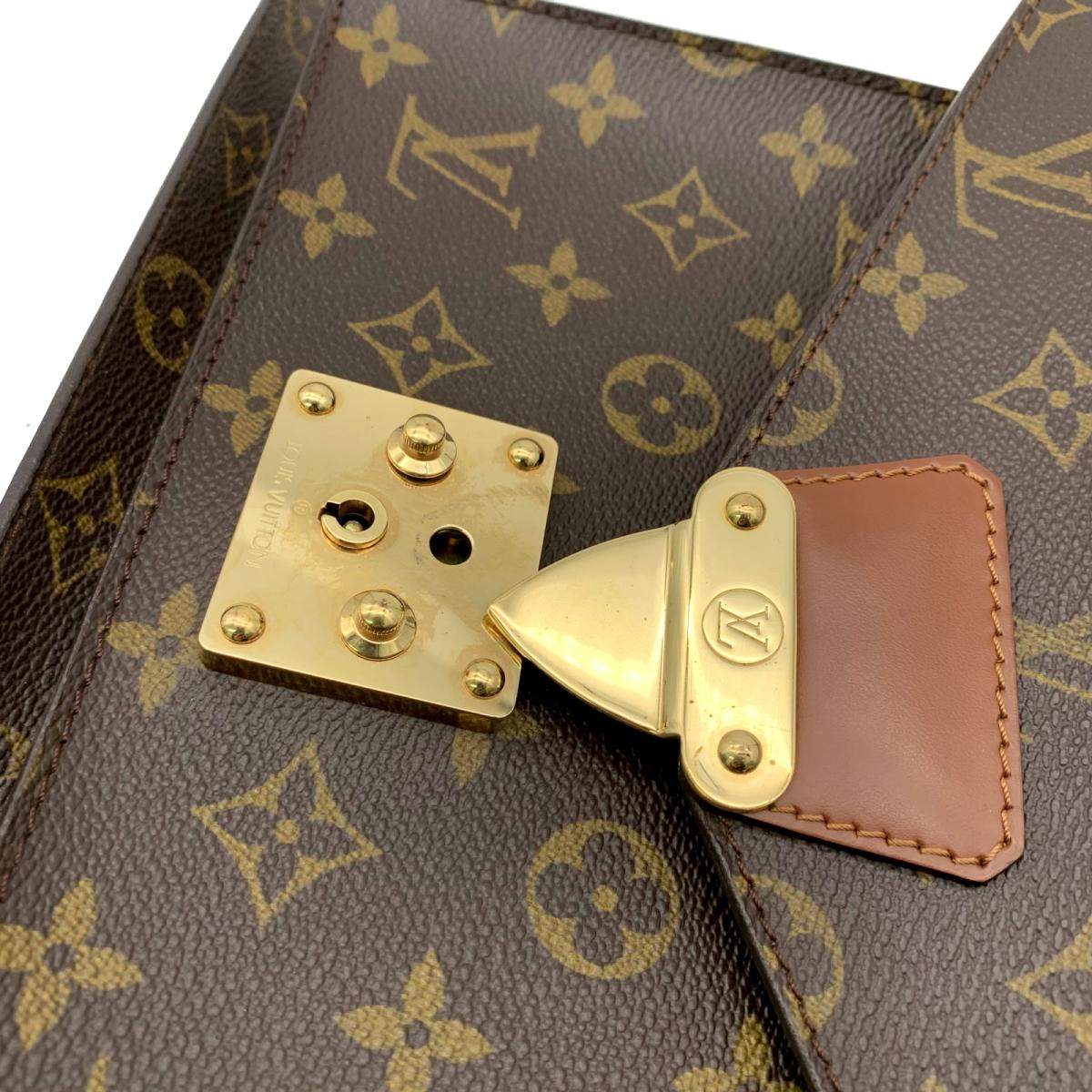 Louis Vuitton Monceau Handbag Monogram Canvas Brown 2269242