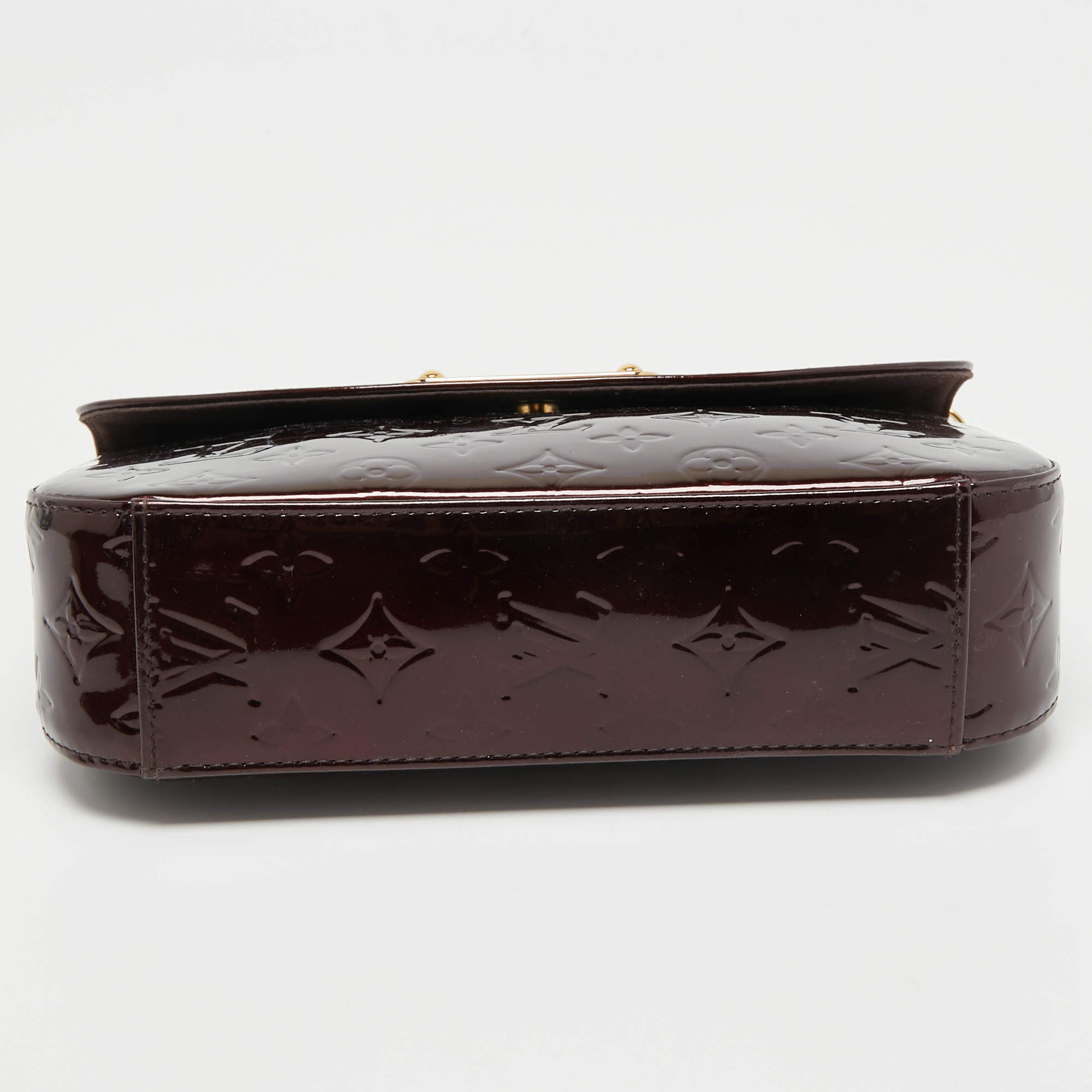 Louis Vuitton Rodeo Drive Handbag Monogram Vernis Red 131767159