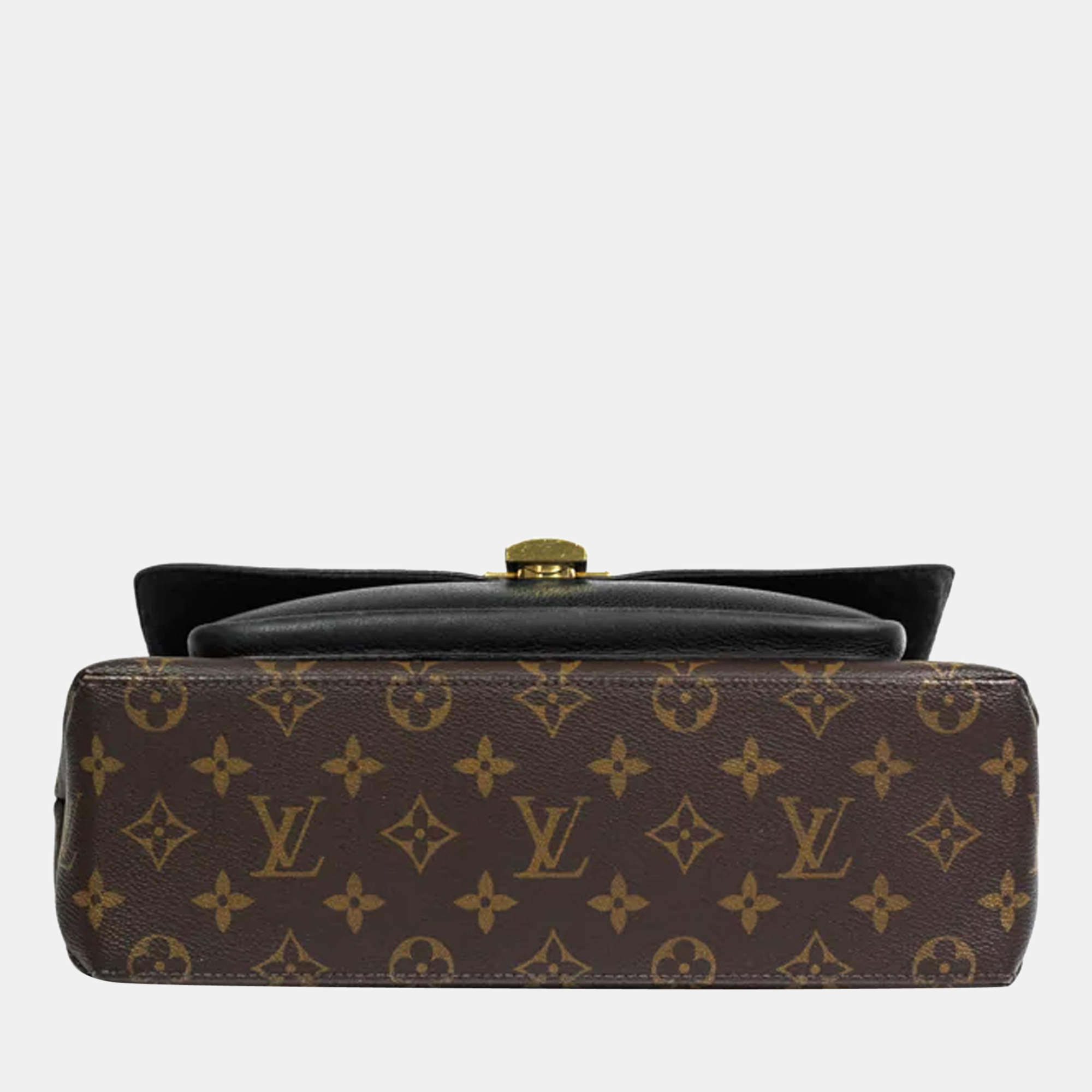 LOUIS VUITTON Louis Vuitton Marignan Handbag 2WAY Shoulder M43960 Monogram  Canvas x Calf Rose Poodle Brown/Pink AR4128 Ladies