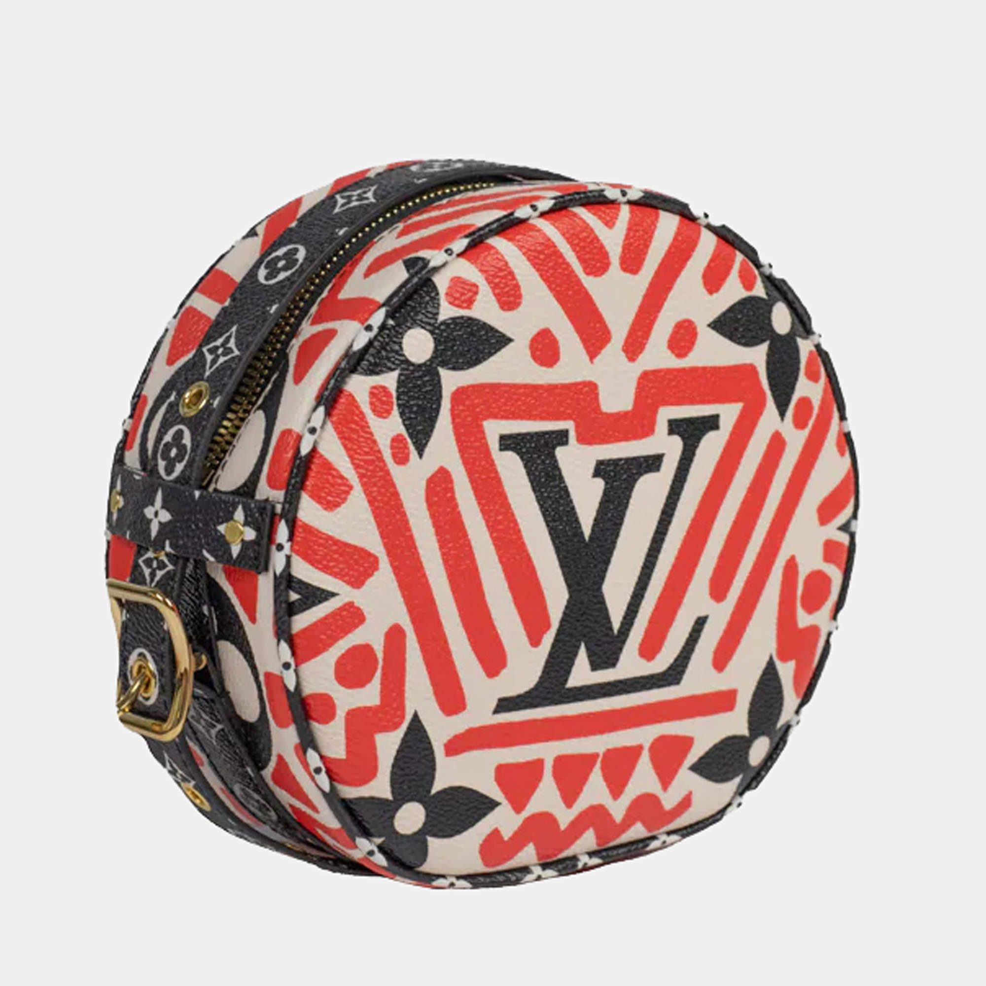 Louis Vuitton Red, White, Black, And Pink Crafty Giant Monogram Coated  Canvas Boîte Chapeau Souple PM Gold Hardware, 2020 Available For Immediate  Sale At Sotheby's