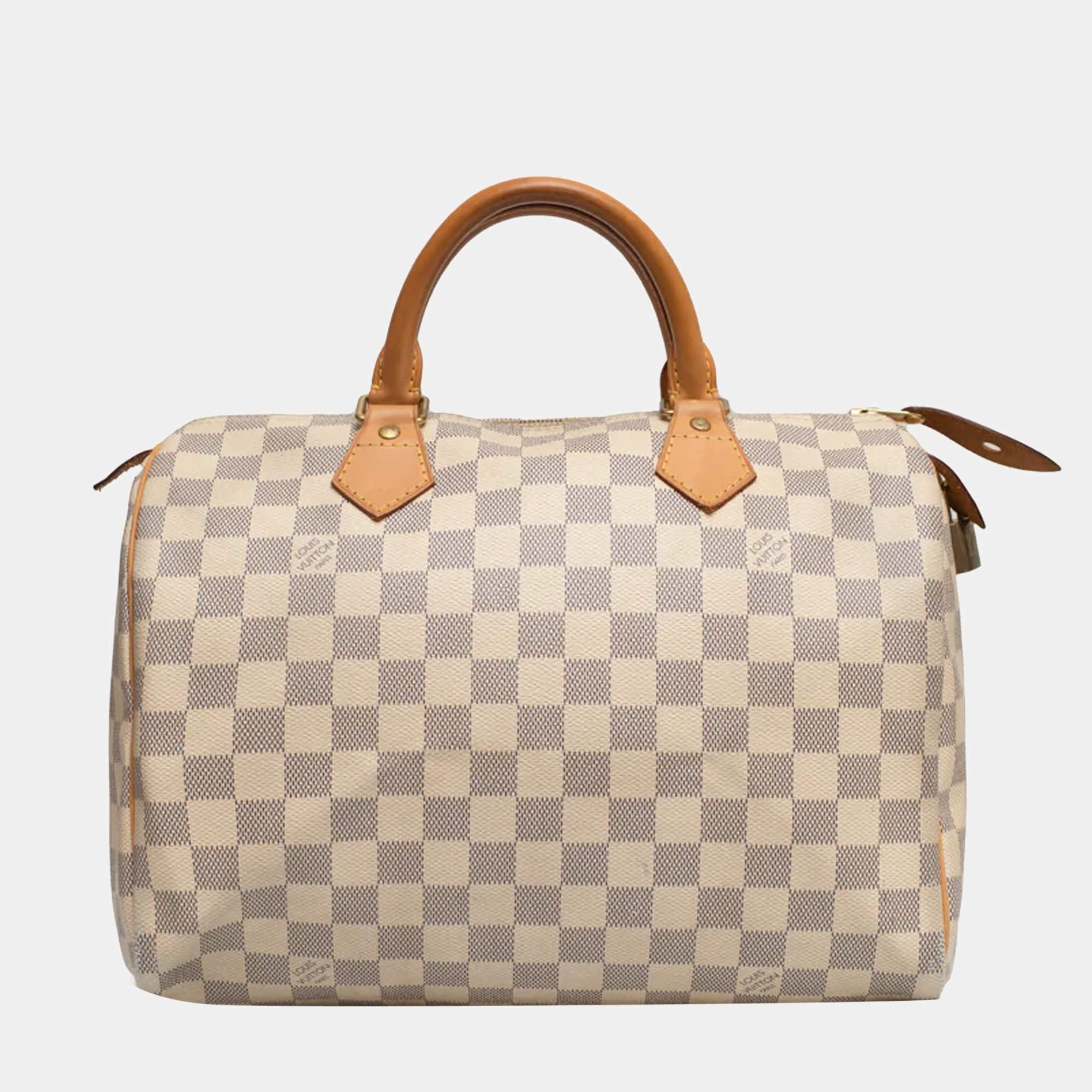 LOUIS VUITTON Speedy 25 Damier Ebene Satchel Bag Brown - 10% OFF