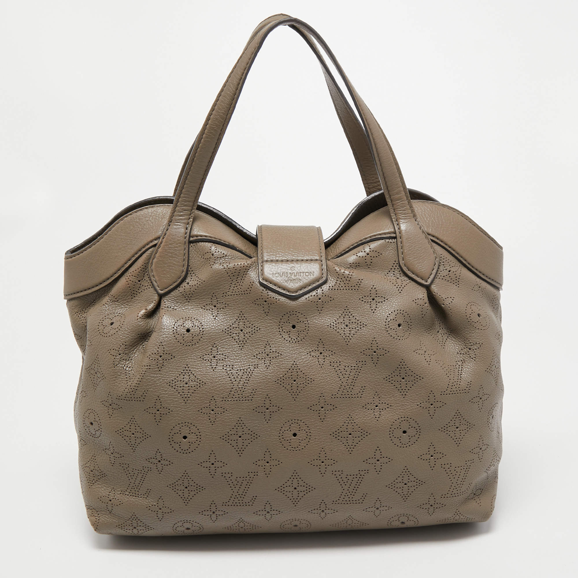 Louis Vuitton Taupe Monogram Mahina Leather Cirrus PM Bag Louis Vuitton